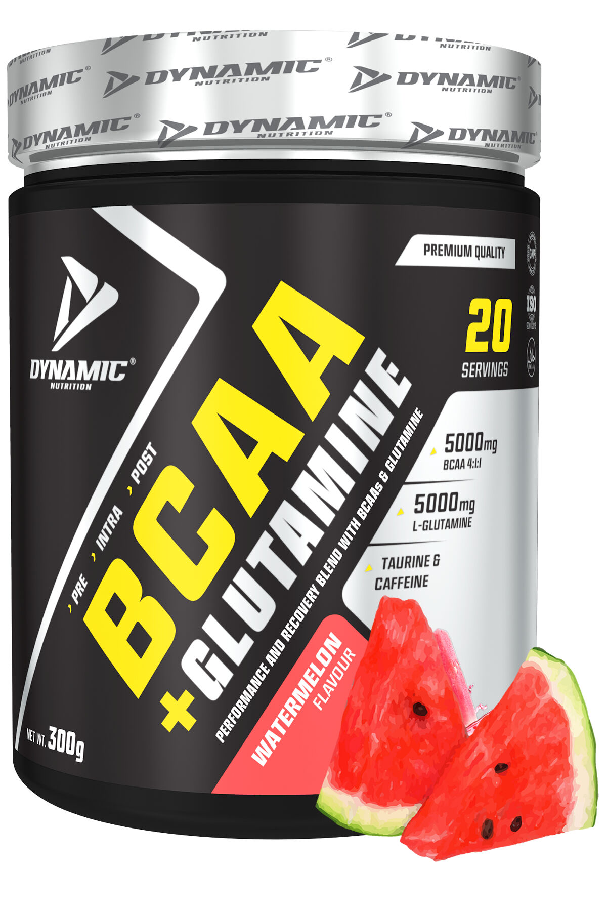 Bcaa Glutamine - 300 G - Karpuz Aromalı - Taurin Ve Kafein Ilaveli