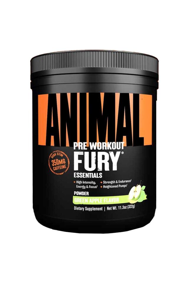 Universal FURY pre workout Green  Flavor