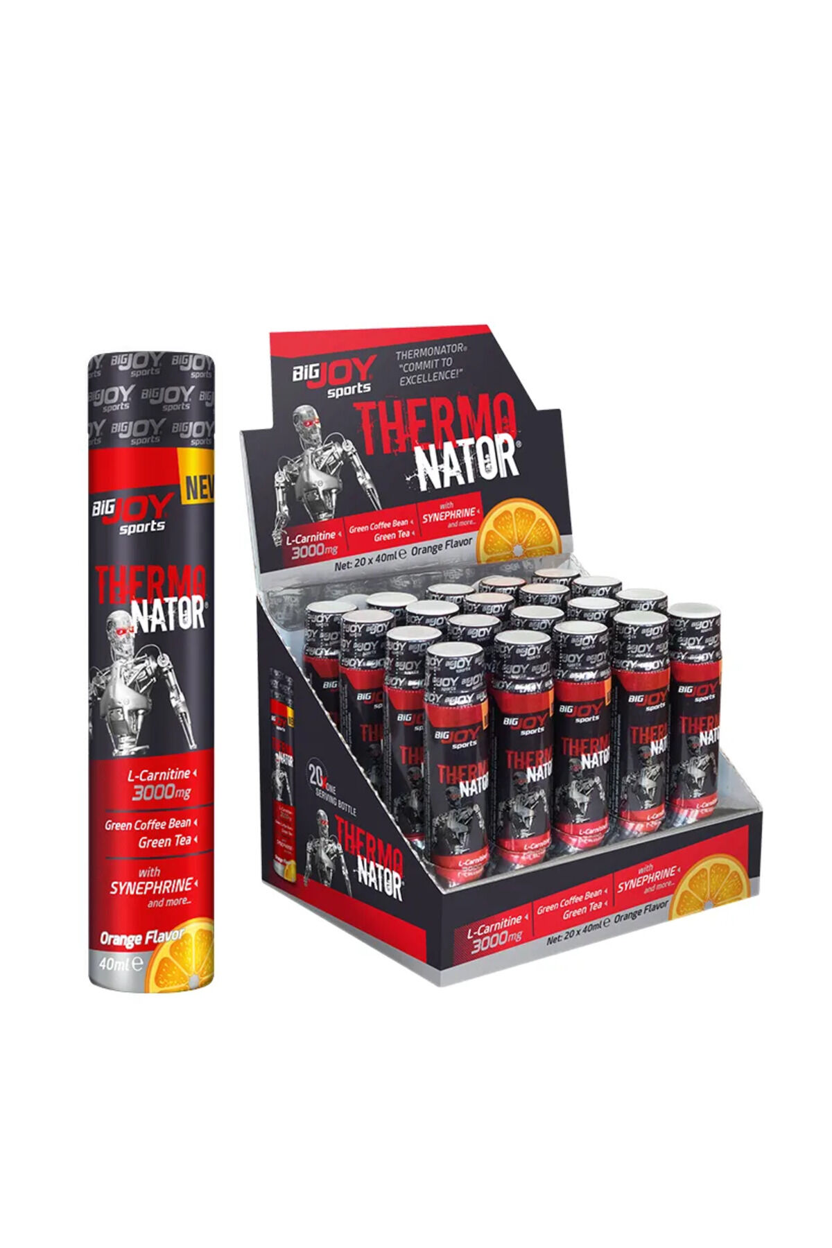 L-karnitin Thermo Nator Portakal Aromalı 40ml×20 Ampul 3000 Mg L-carnitine