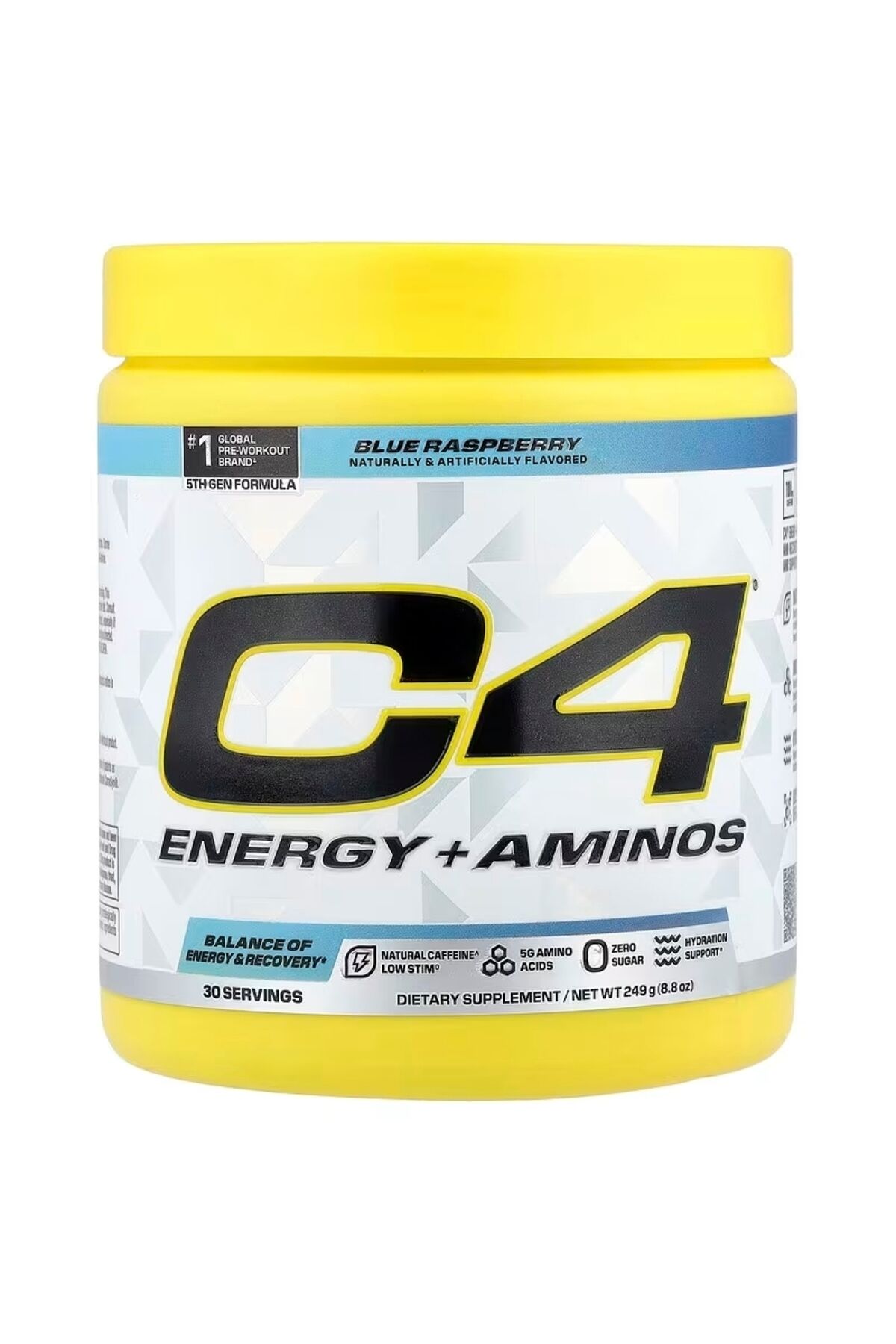 C4 Energy + Aminos BCAAs & EAAs for Muscle Recovery Electro for Hydration PreWorkout