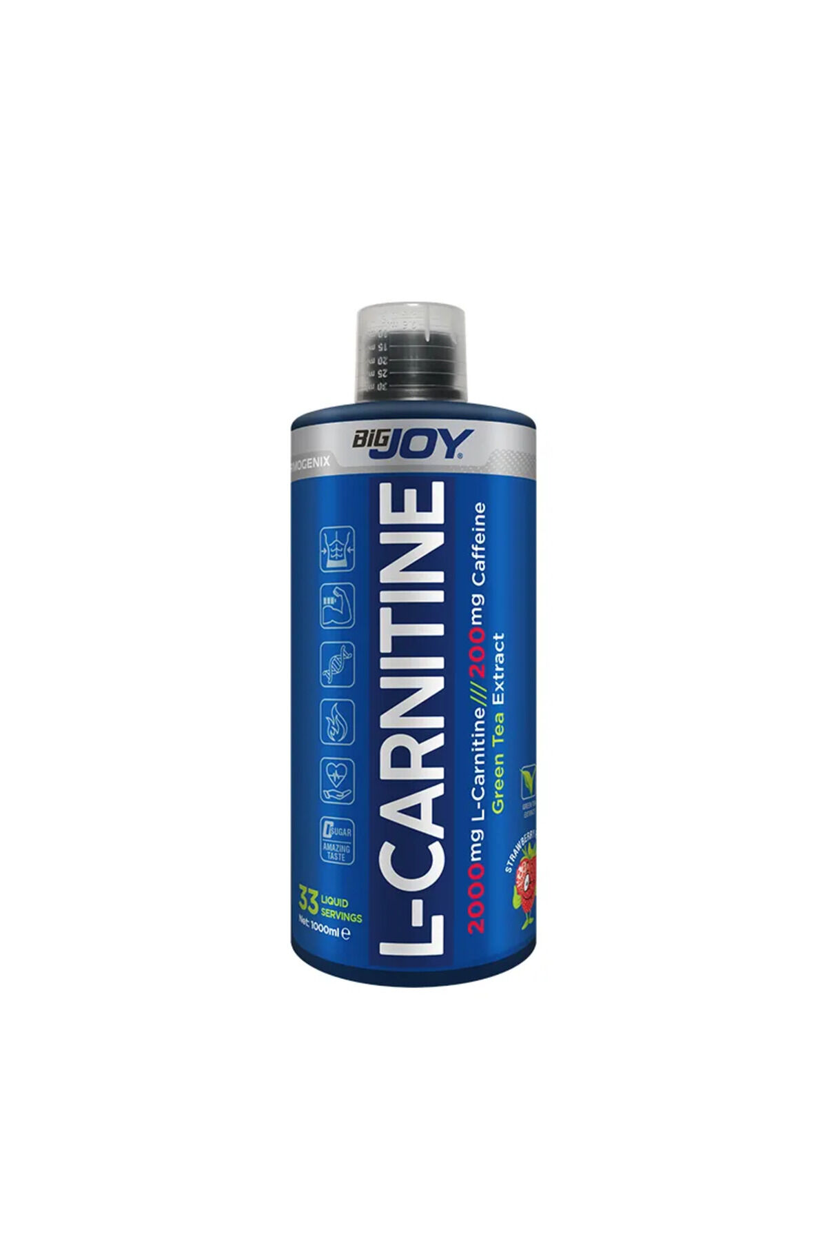 L-Karnitin Çilek Aromalı 1000 ml L-Carnitine (L-Karnitin 2000 mg / Servis)