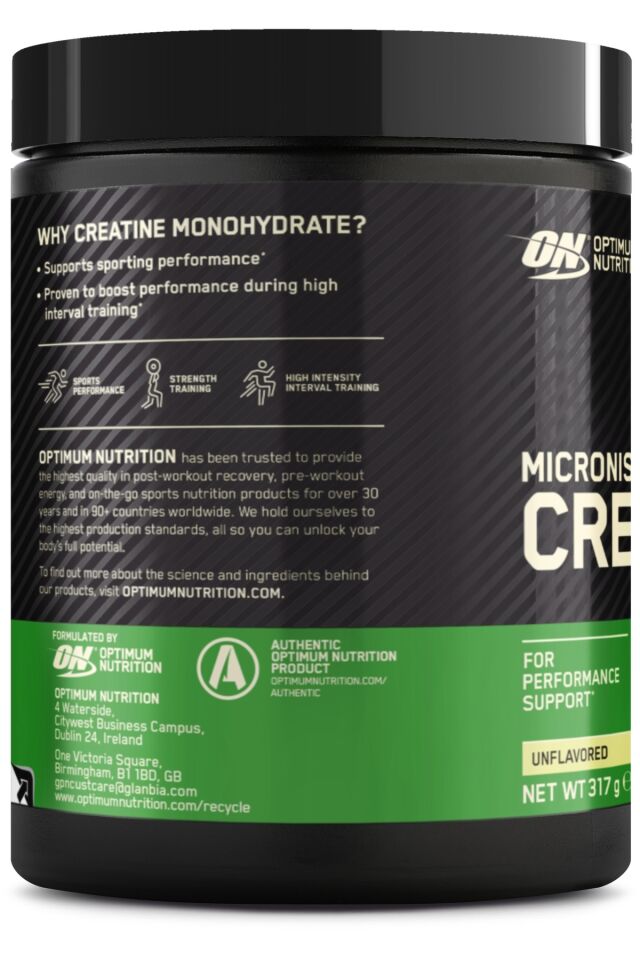 Creatine Kreatin Aromasız 317g 93 Servis Kas Gücü ve Artışı Desteği