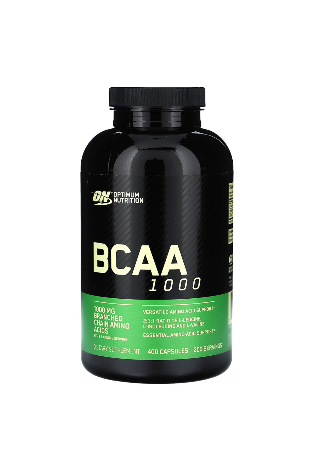 BCAA Kapsüller, 400 Kapsül, 1000 mg