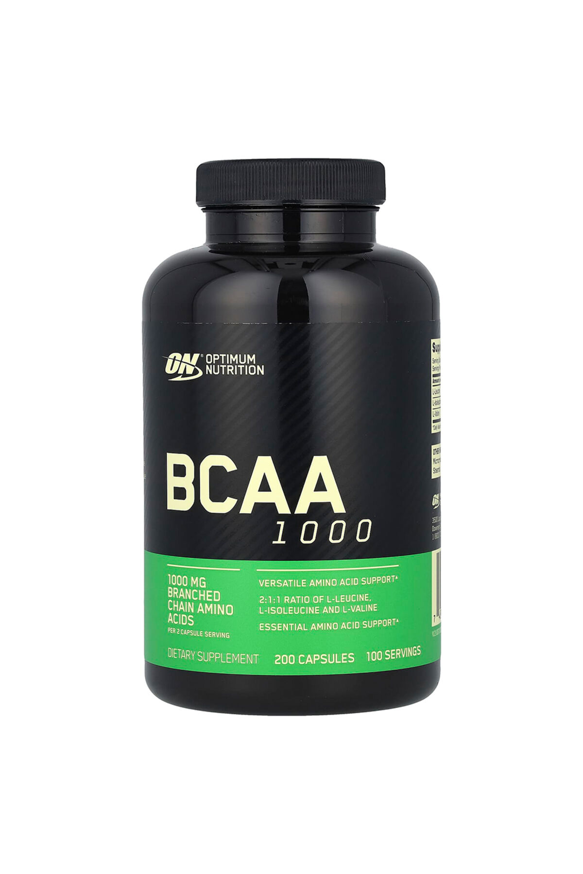 BCAA Kapsüller, 200 Kapsül, 1000 mg