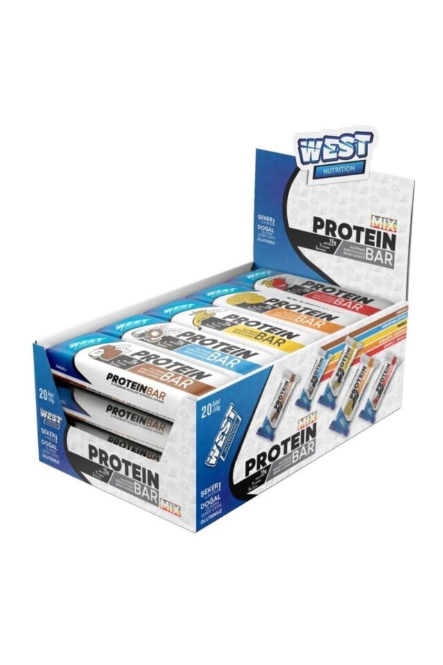Karışık Protein Bar 20 Adet x 50 Gram