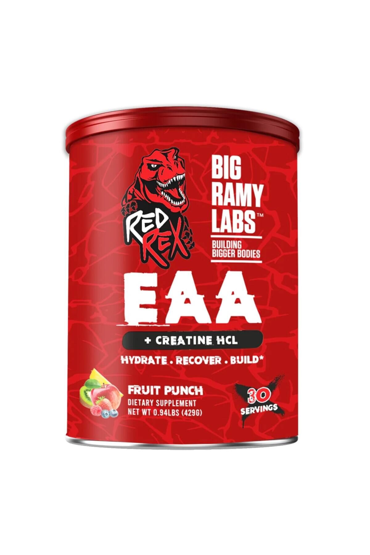 Red Rex EAA + Kreatin HCL, Meyve Punch, 30
