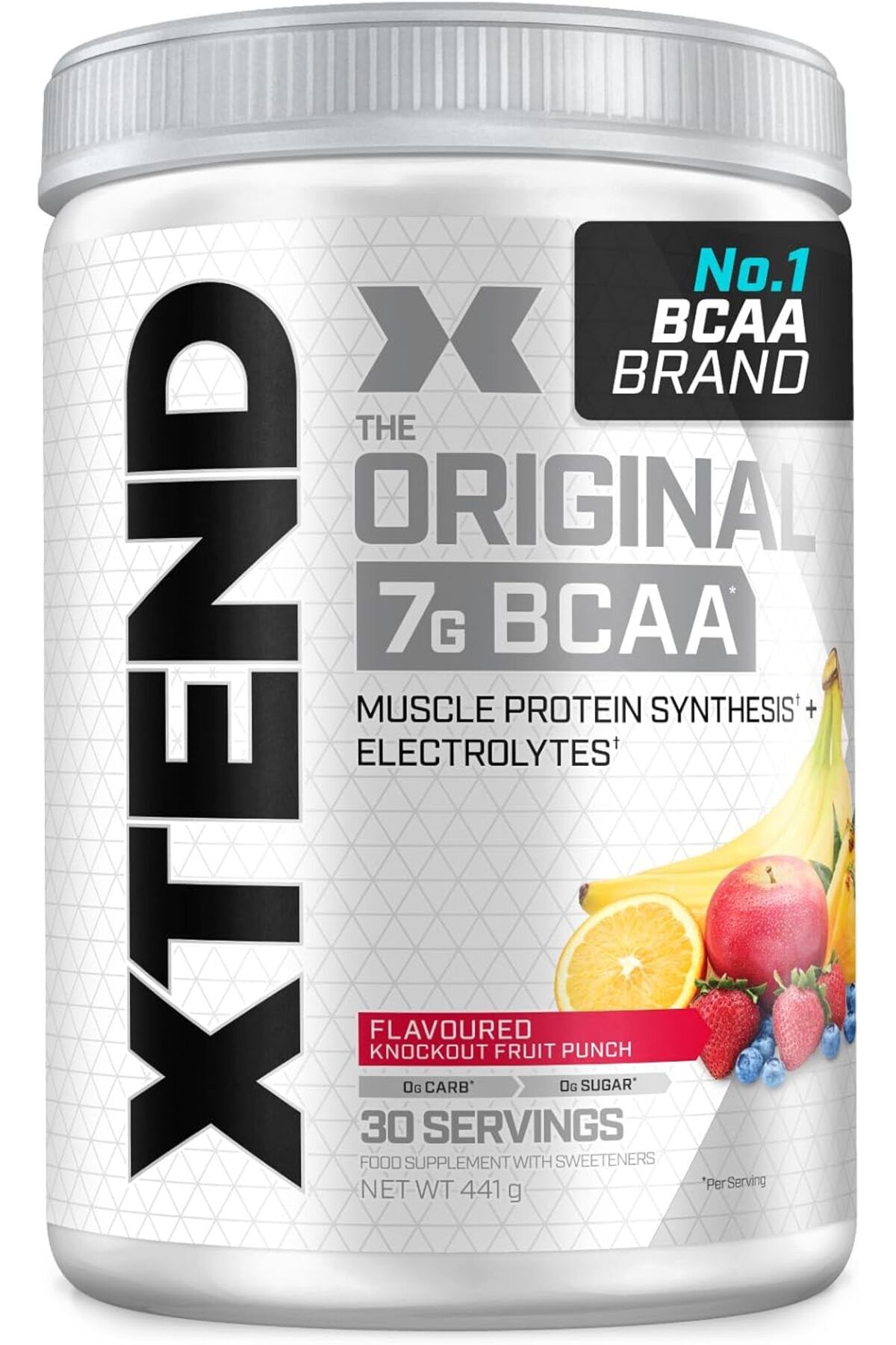 Orijinal BCAA, Knockout Fruit Punch, 30, 7G BCAA'lar