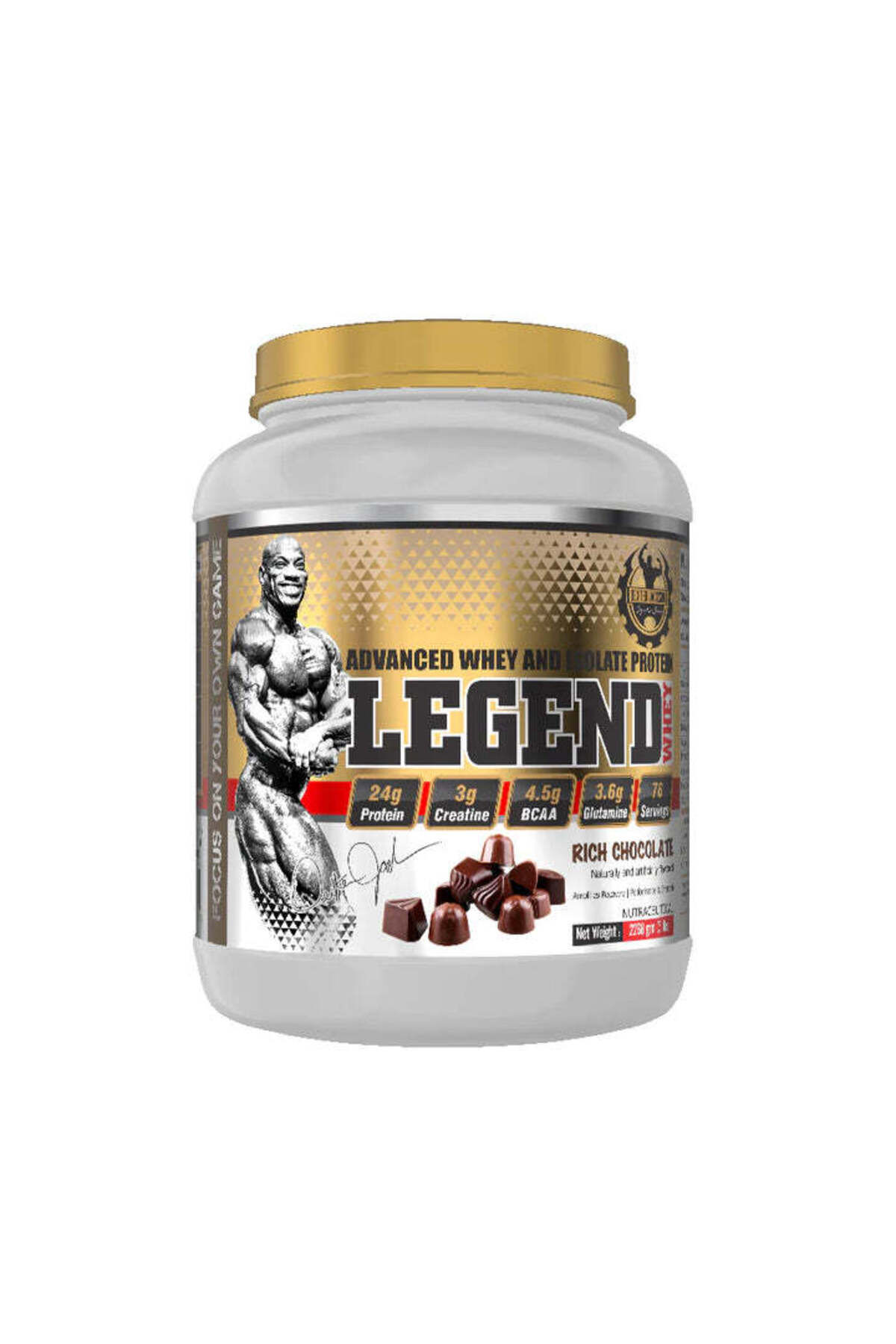 Legend Peynir Altı Suyu Proteini, Zengin Sütlü Çikolata, 5 LB