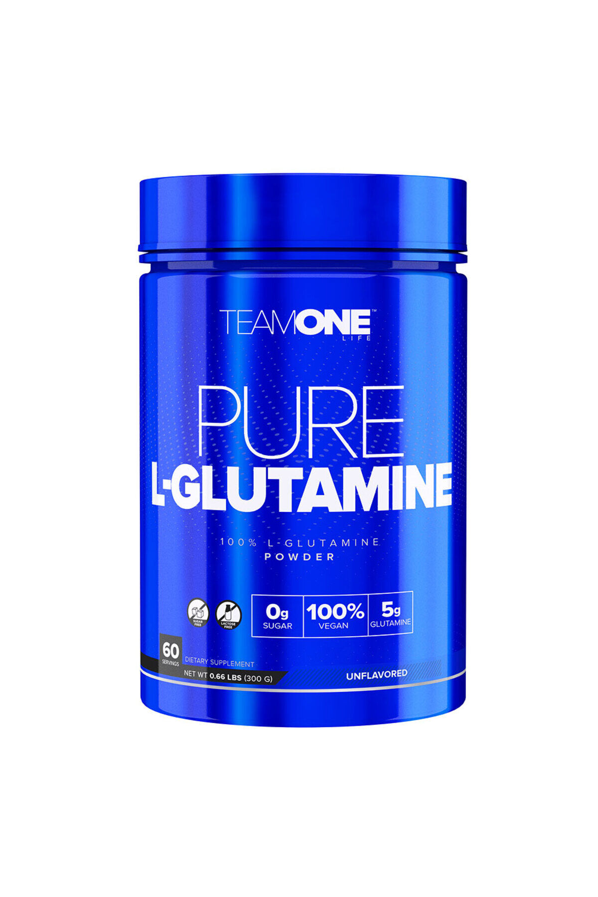 Team One Saf L-Glutamin, Aromasız, 60