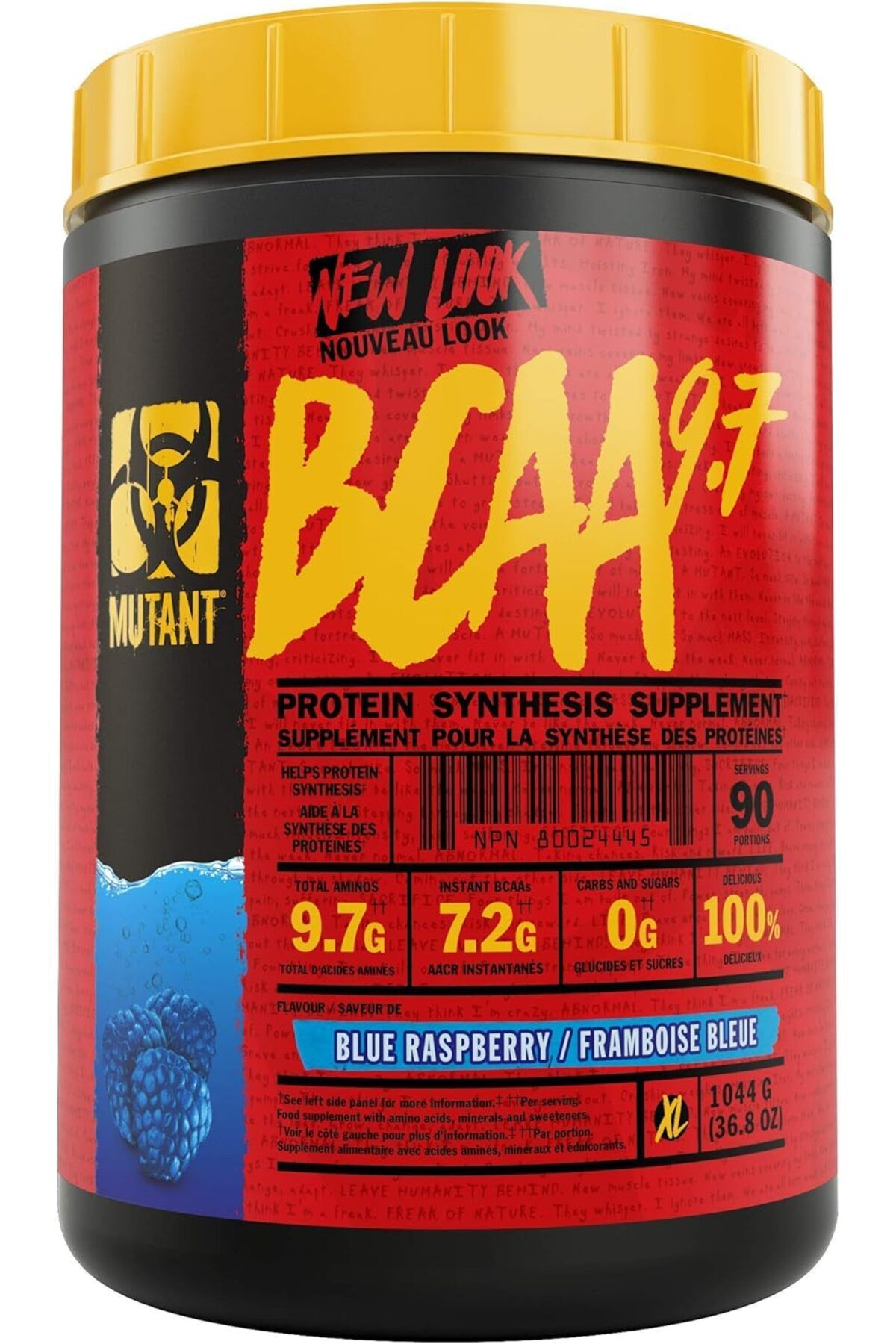 BCAA 9.7 Micronized Amino Acid and Electrolyte Support Stack 1044g -90 Servis (Kanada menşei)
