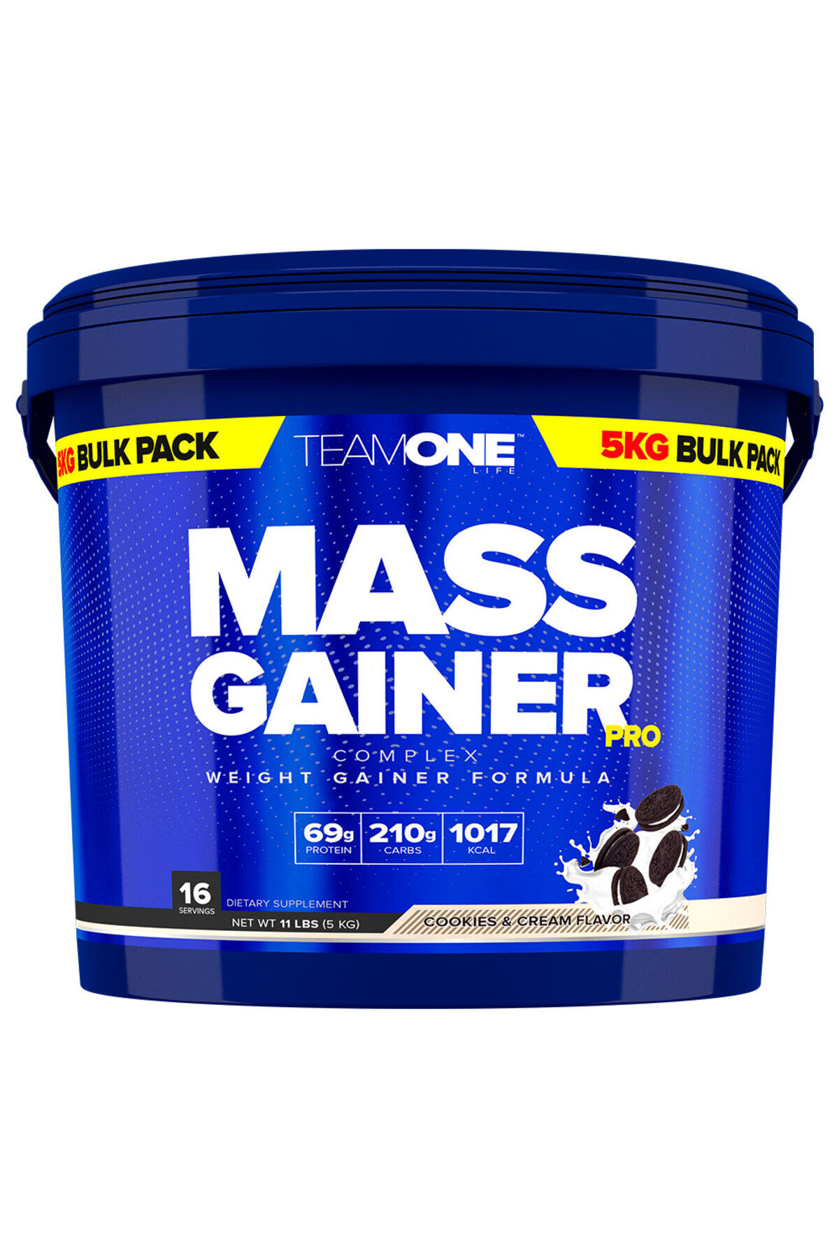 Team One Life Mass Gainer Pro, Kurabiye ve Krema, 5 KG