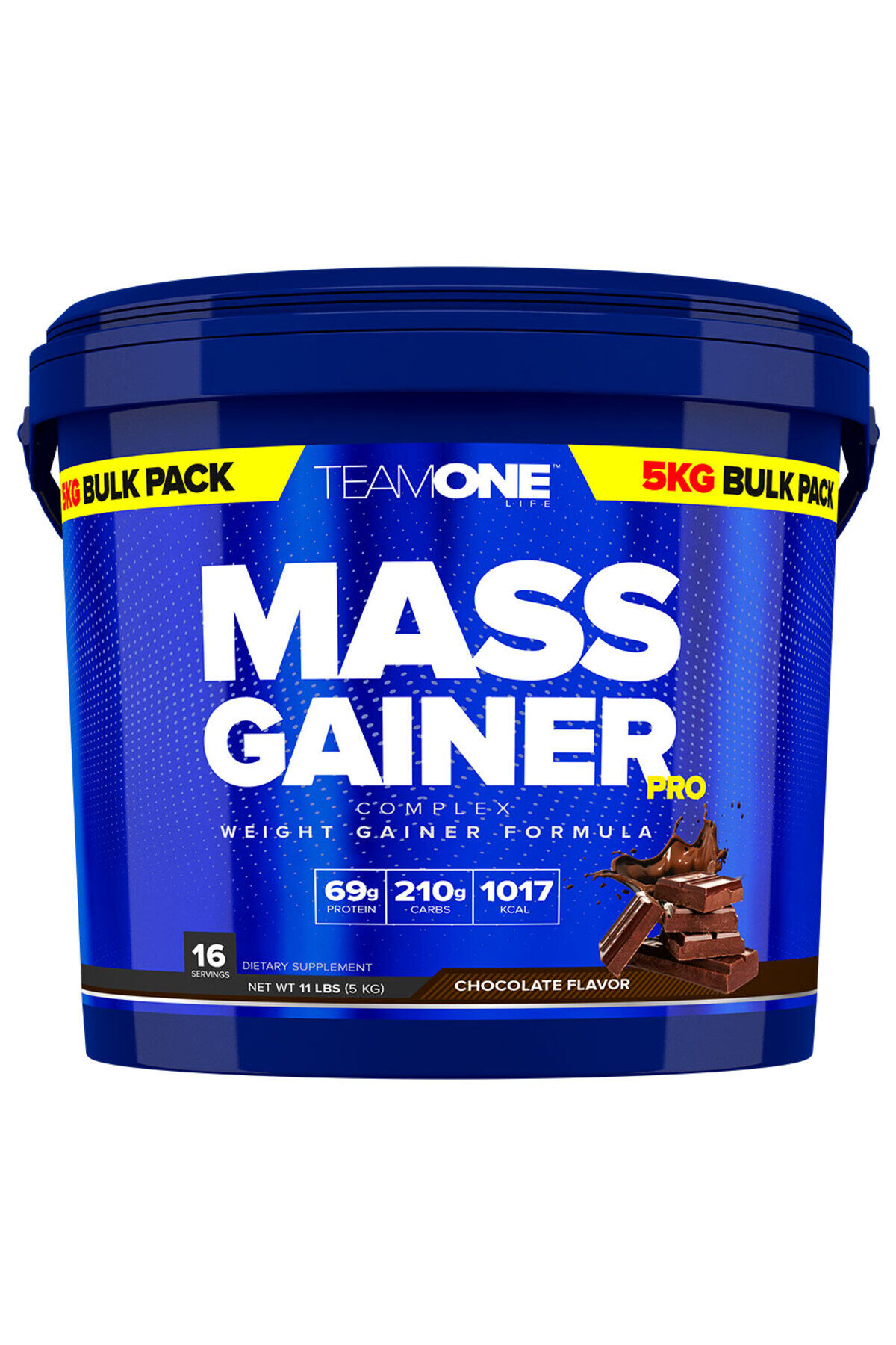 Team One Life Mass Gainer Pro, Çikolata, 5 KG