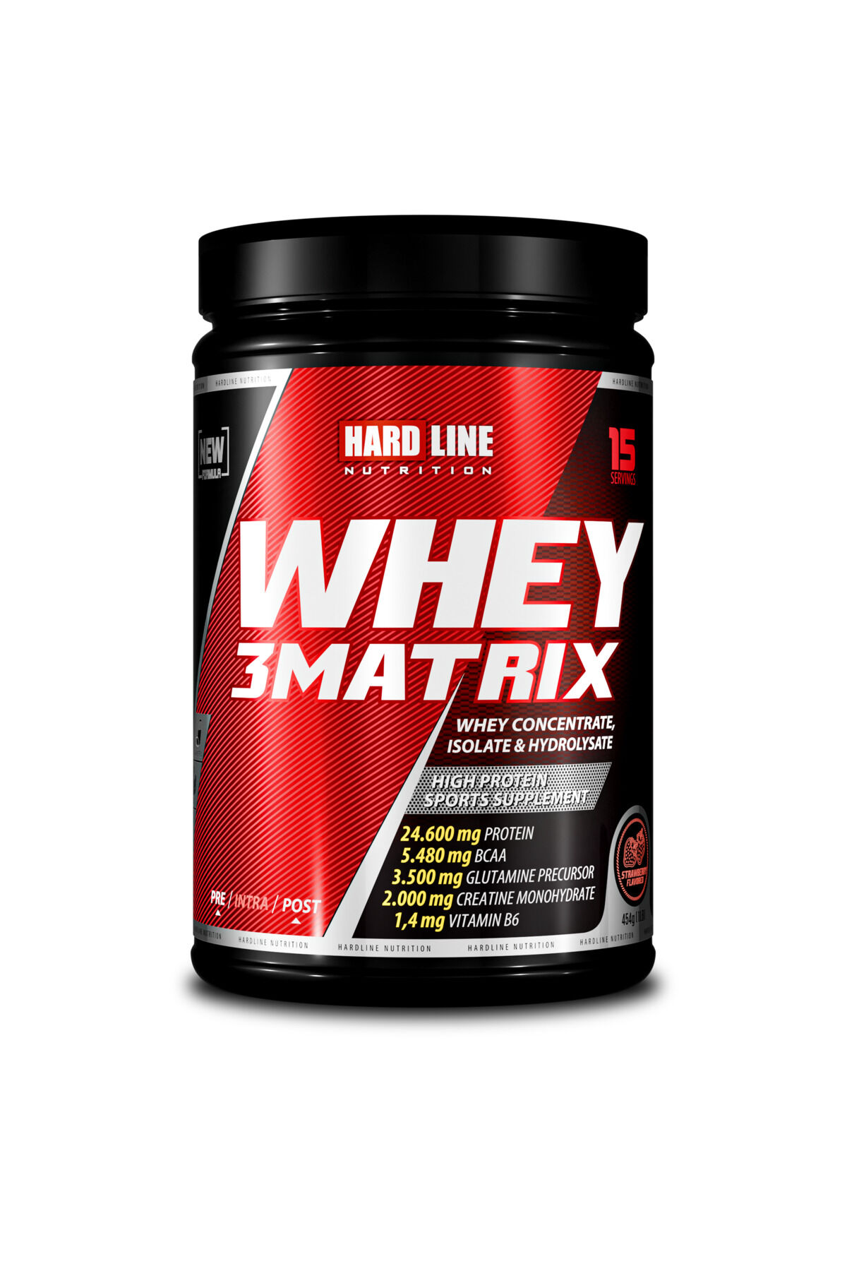 Whey3 Matrix 454 gr Çilek Aromalı (HALAL CERTIFIED)