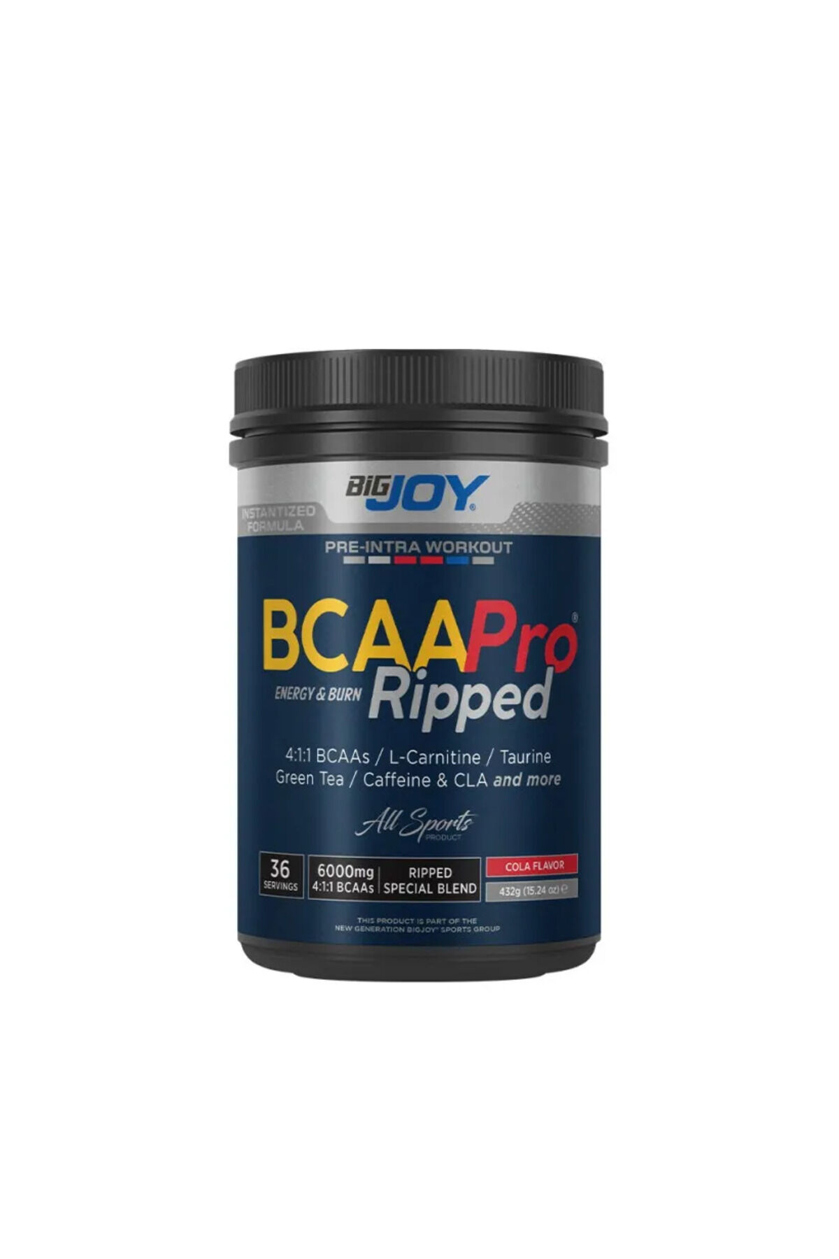 Amino Asit Bcaa Pro Ripped Kola Aromalı 432g 36 Servis