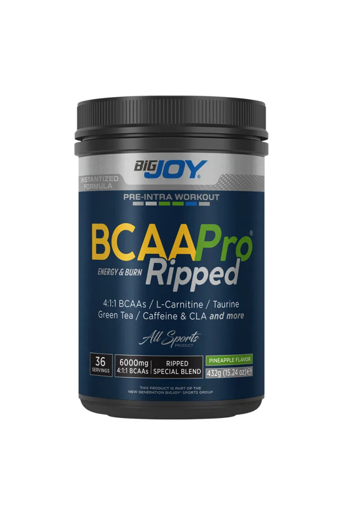 Amino Asit Bcaa Pro Ripped Ananas Aroma 432g 36 Servis