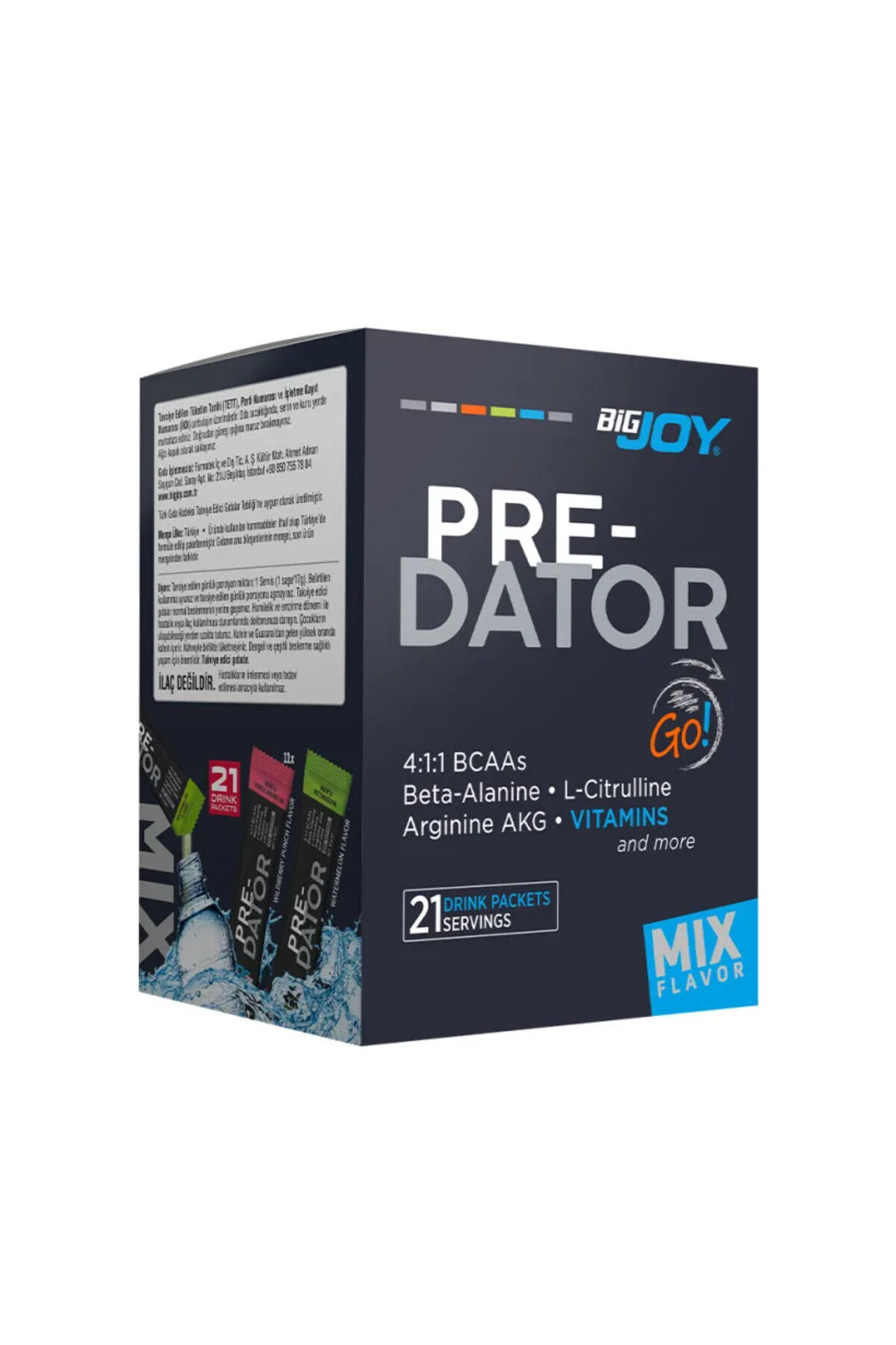 Predator Go! Mix Aroma 17g x 21 Adet (21 Servis)