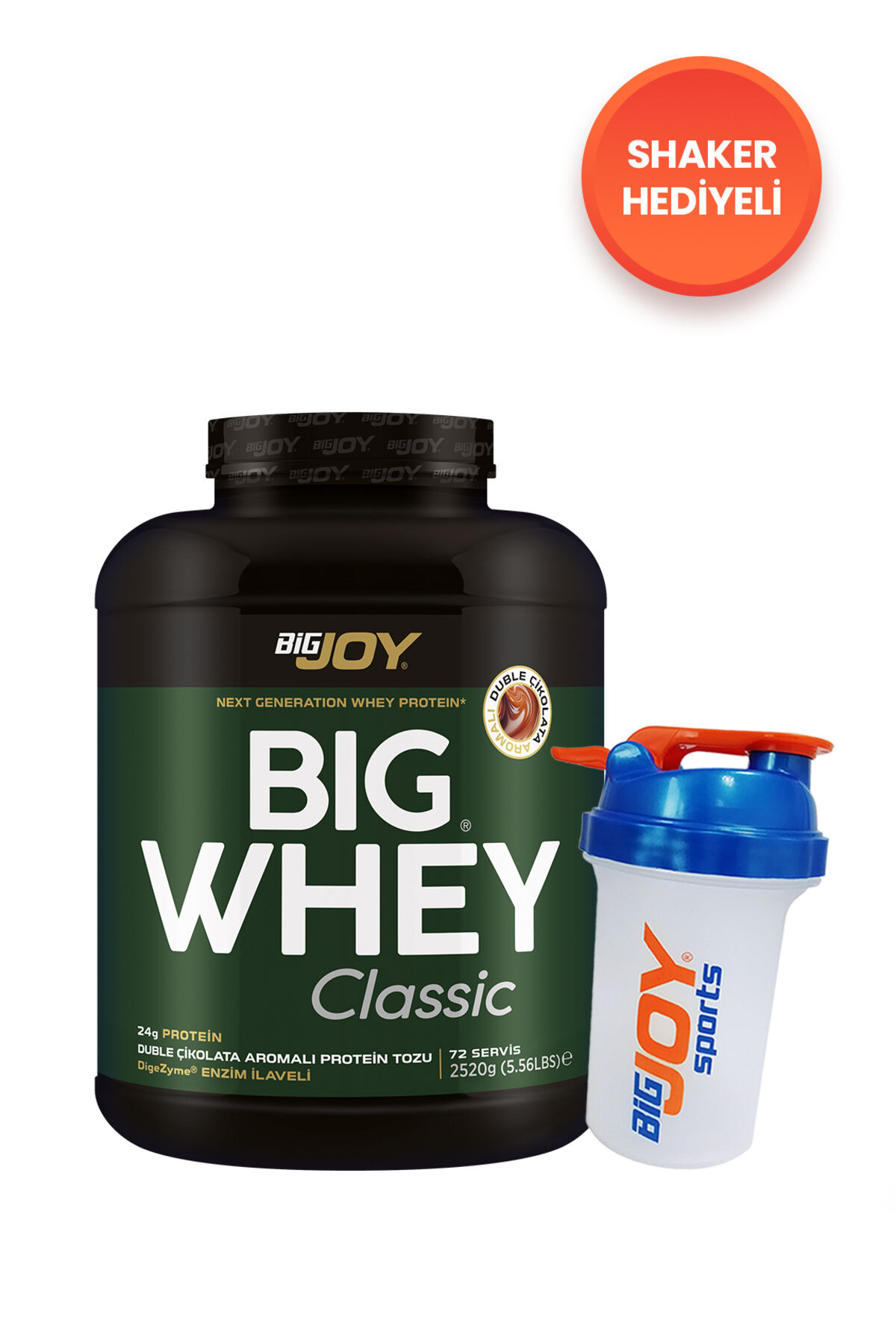 BIGWHEY Whey Protein Classic Çikolata Aromalı 2520g 72 Servis