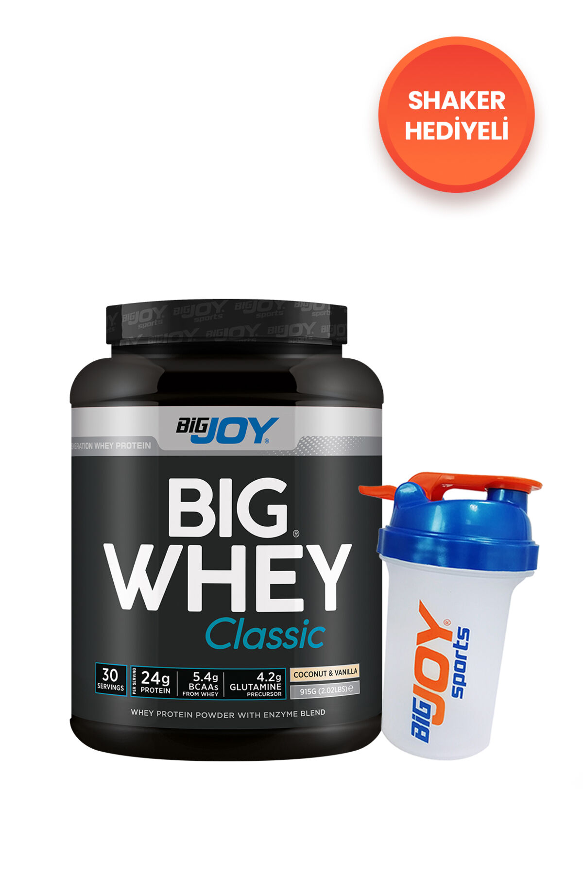 BIGWHEY Whey Protein Classic Hindistan Cevizi & Vanilya 915g 30 Servis