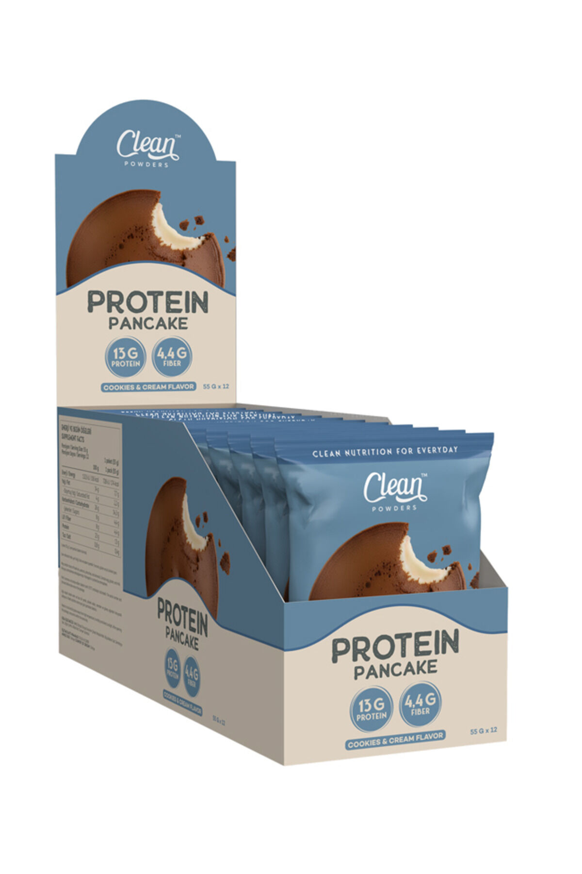 Protein Pancake 55 Gr 12 Adet - Kurabiye Kreması