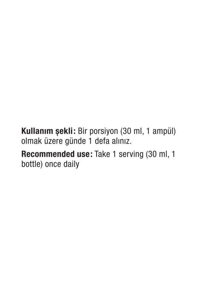 Caffeine 200 MG Liquid Sıvı 20 Adet (30 Ml) Limon Aromalı