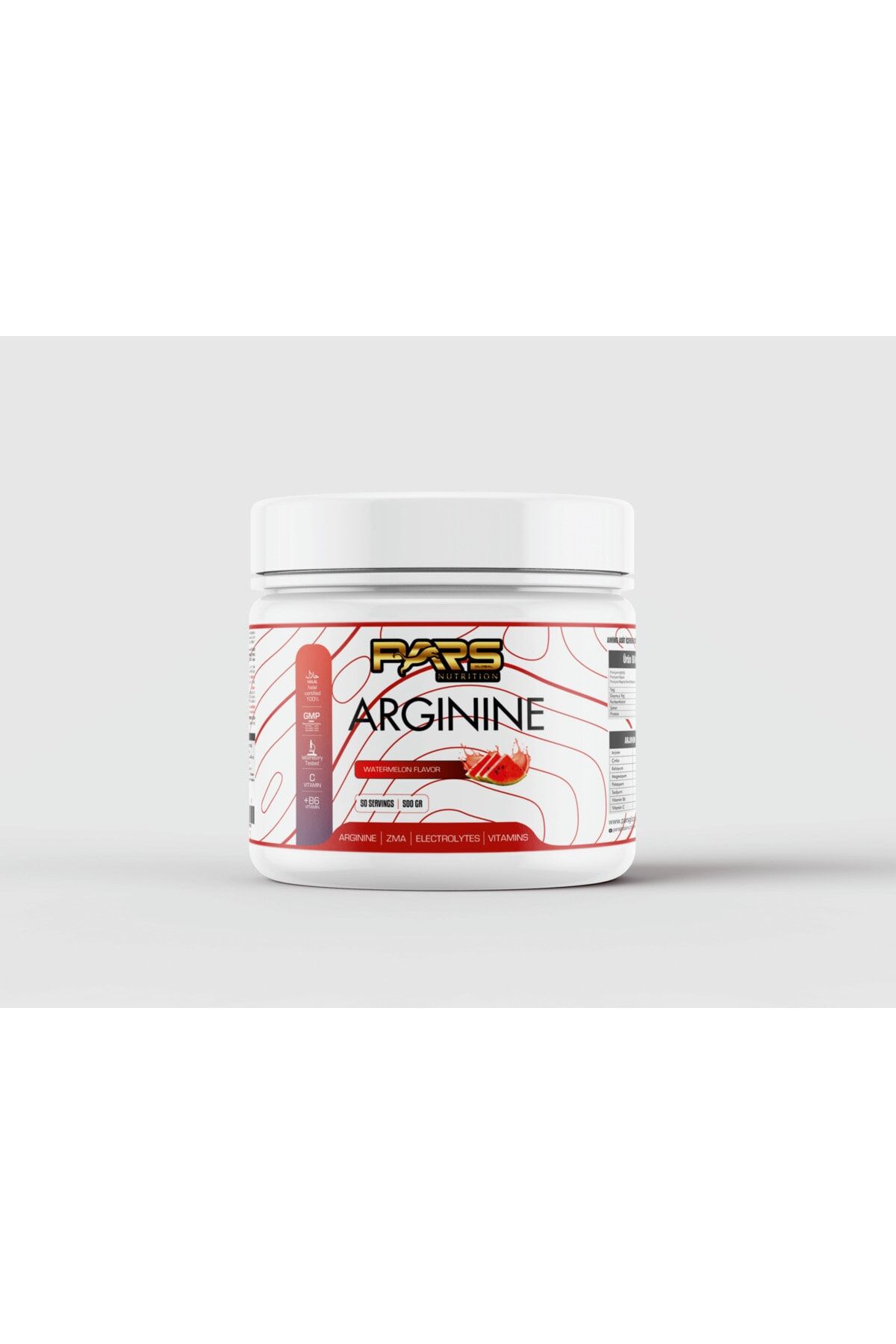 Arginine (Arjinin) 500 Gr 50 Servings | Watermelon