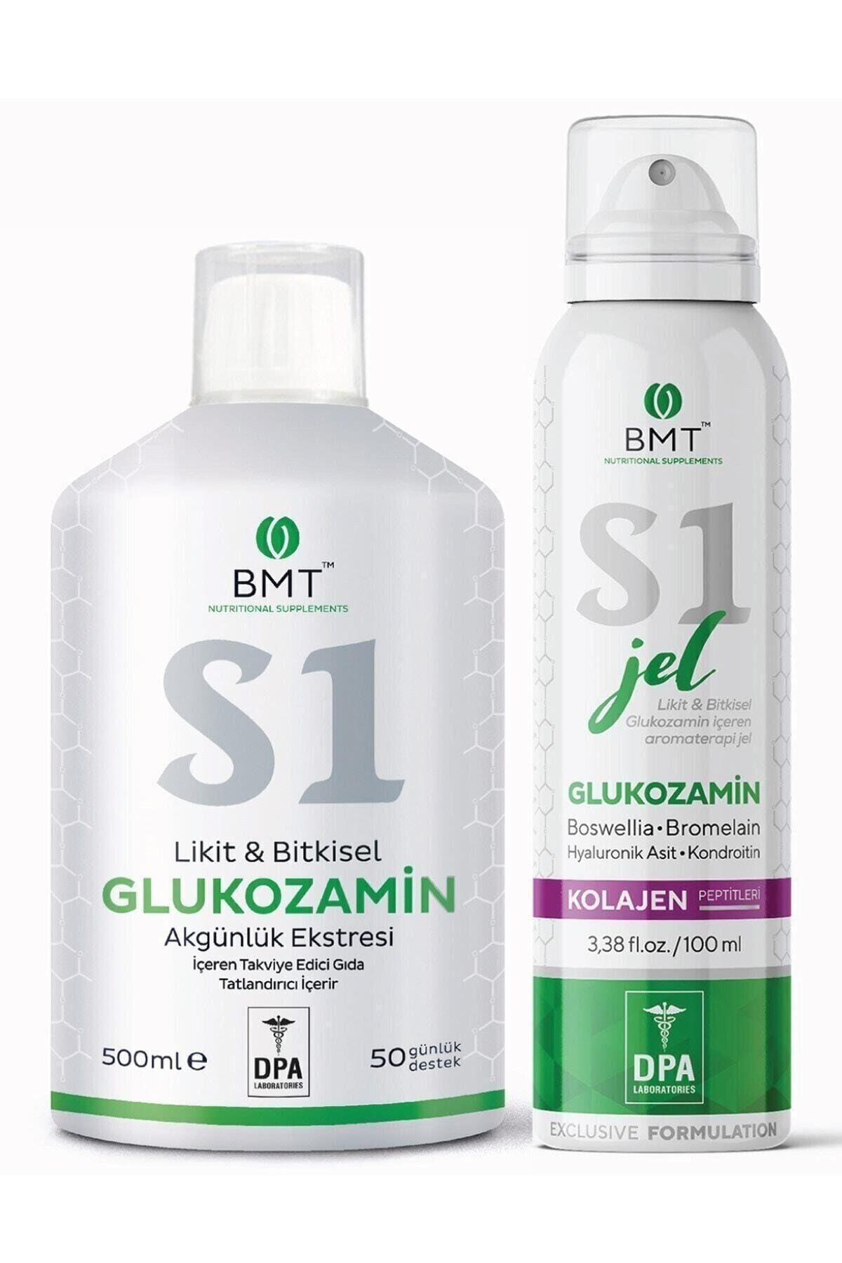 S1 Glukozamin Set (sıvı Glucosamine + Glukozamin Jel)