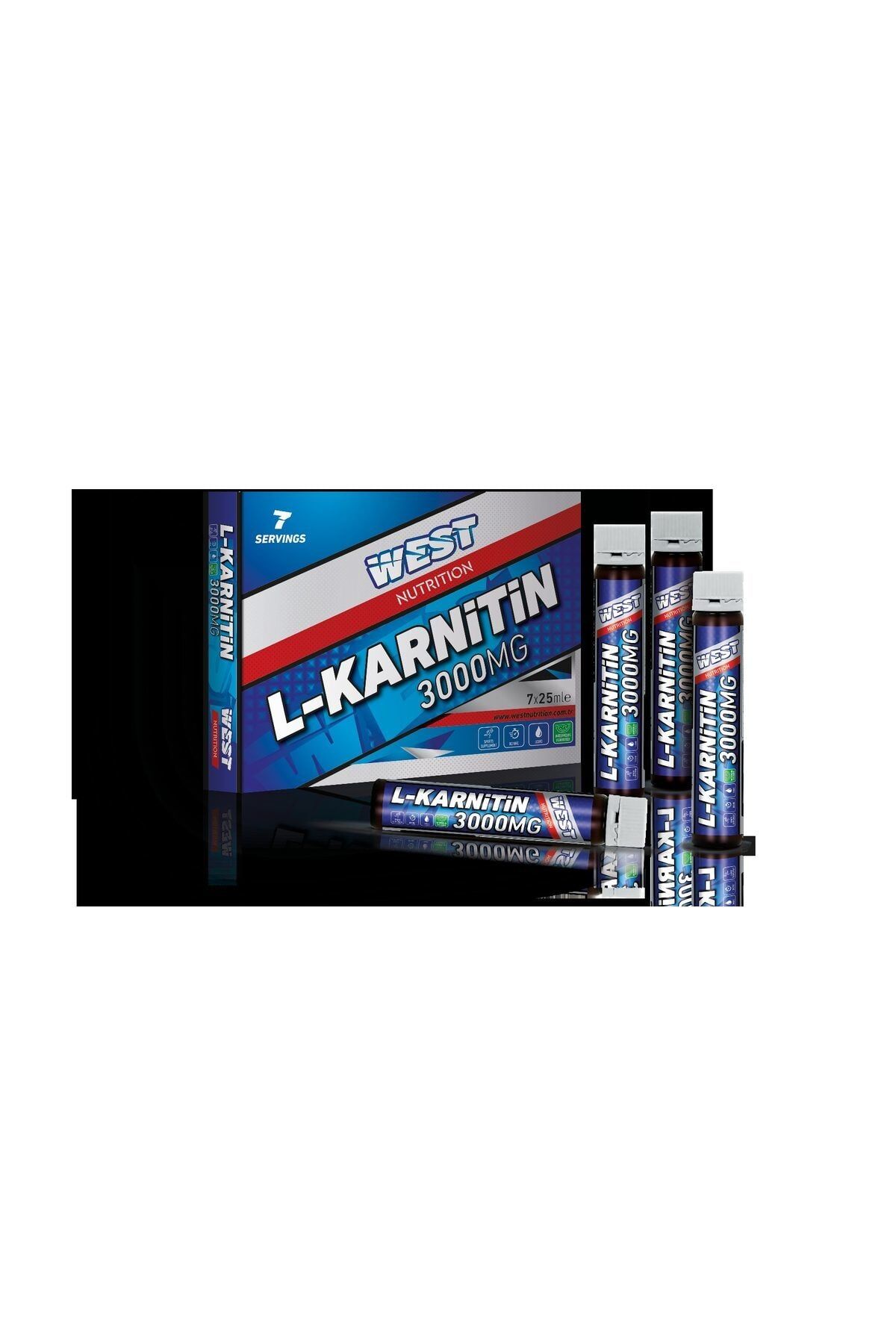 L Karnitin Carnitine 3000 mg 7 Shot Karpuz Aromalı