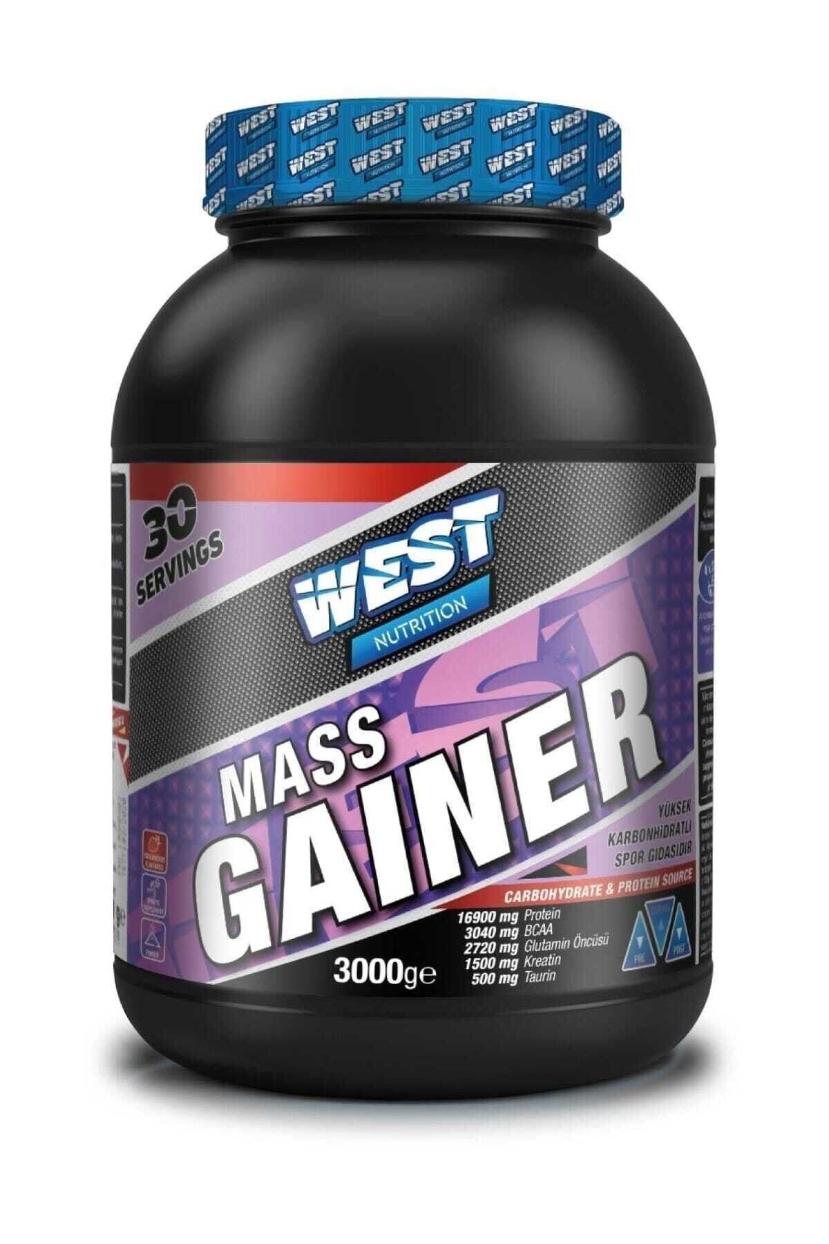 Mass Gainer Karbonhidrat Tozu 3000 Gr Çilek Aromalı