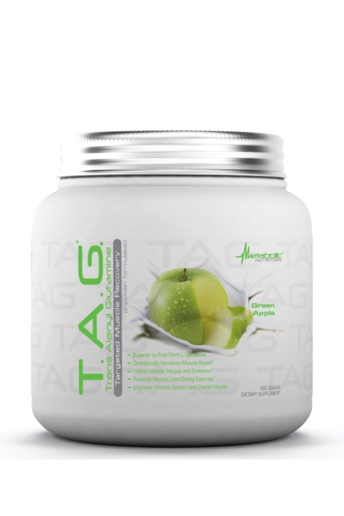 Metabolic T.a.g. L-glutamine 400 Gr