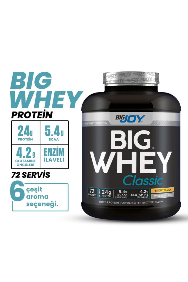 Bigwhey Classic Whey Protein Tozu Bisguit 2376g Bisküvi Protein Powder Wıth Enzım Blend