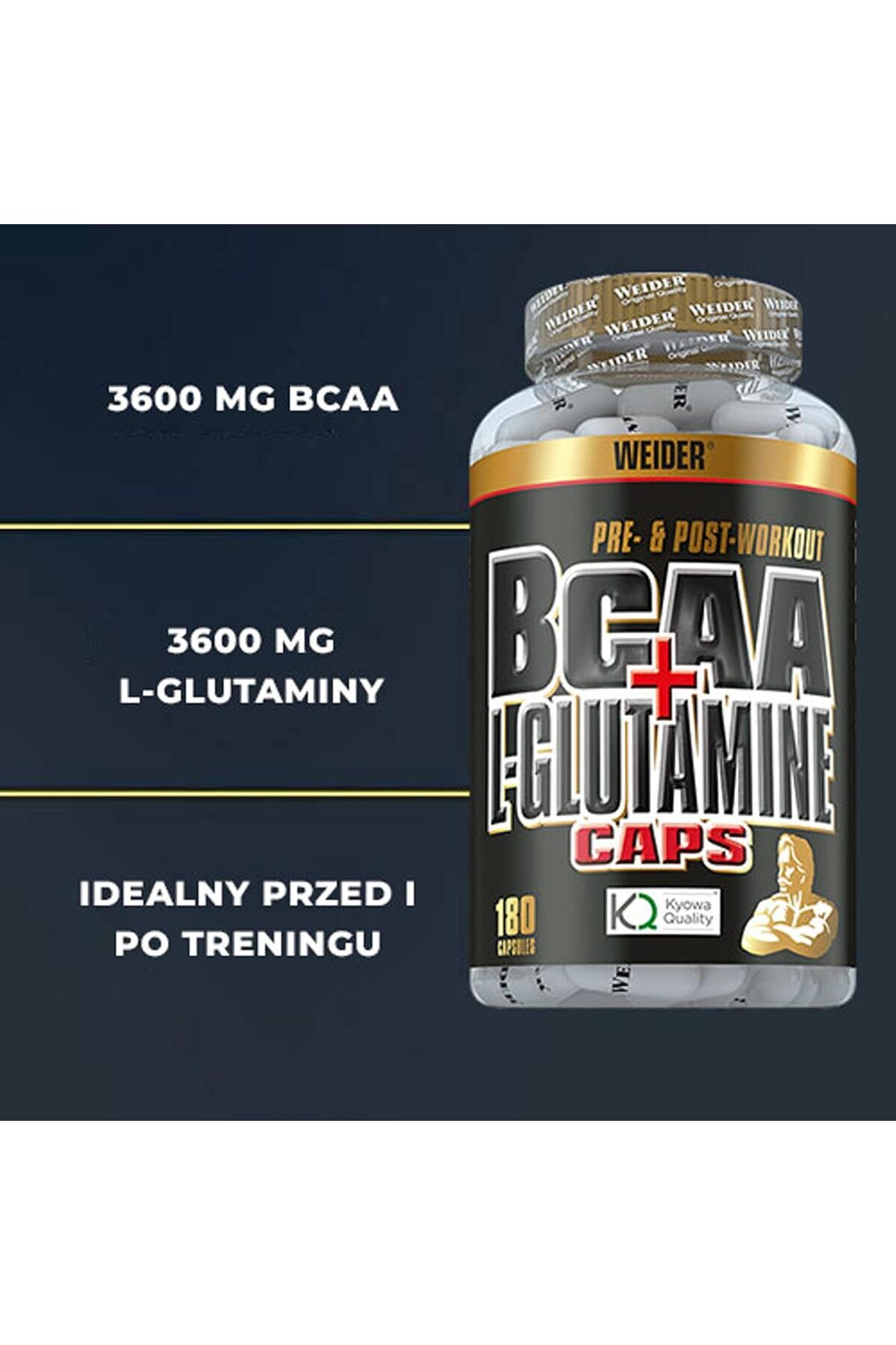 BCAA + Glutamine Recovery Strength Endurance 180 Caps