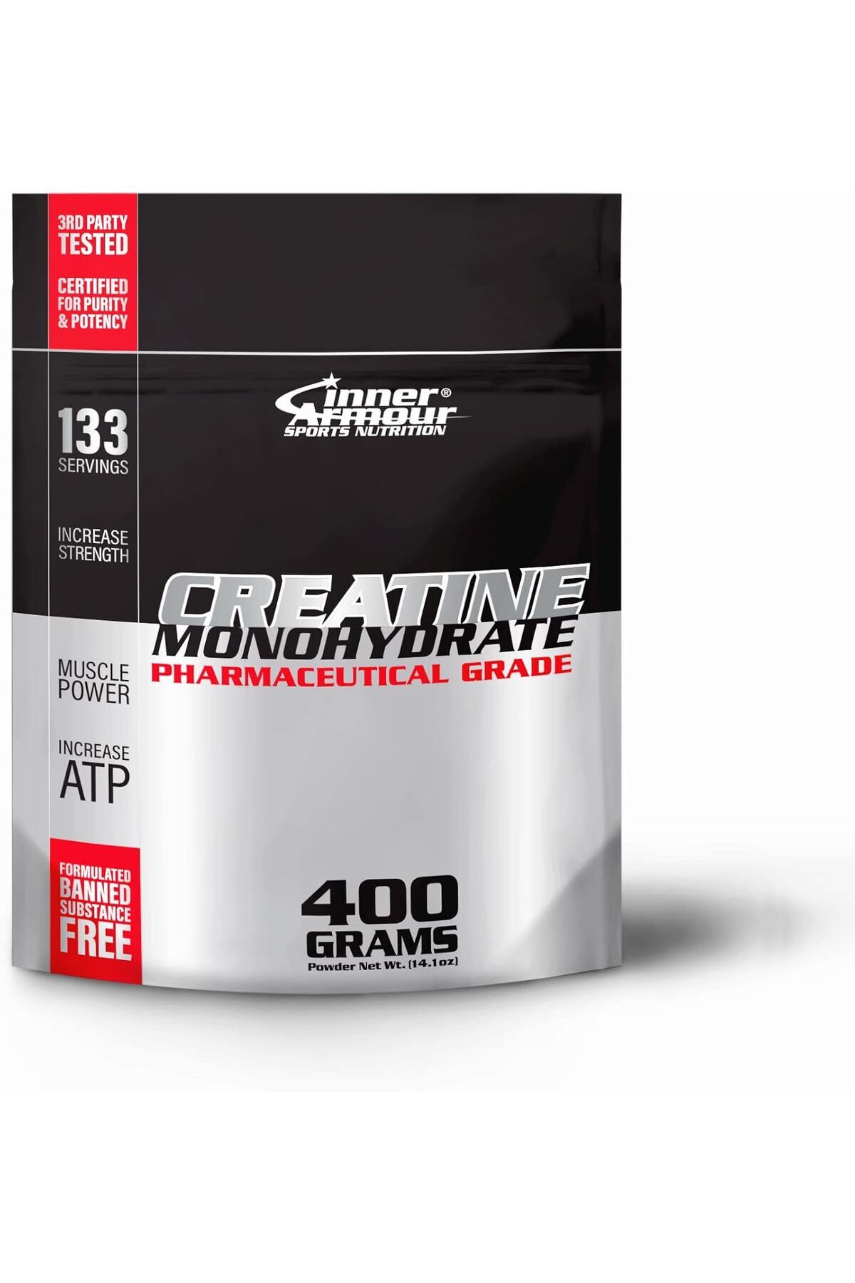Mikronize Creatine Kreatine Monohidrat 400 g 133 servis