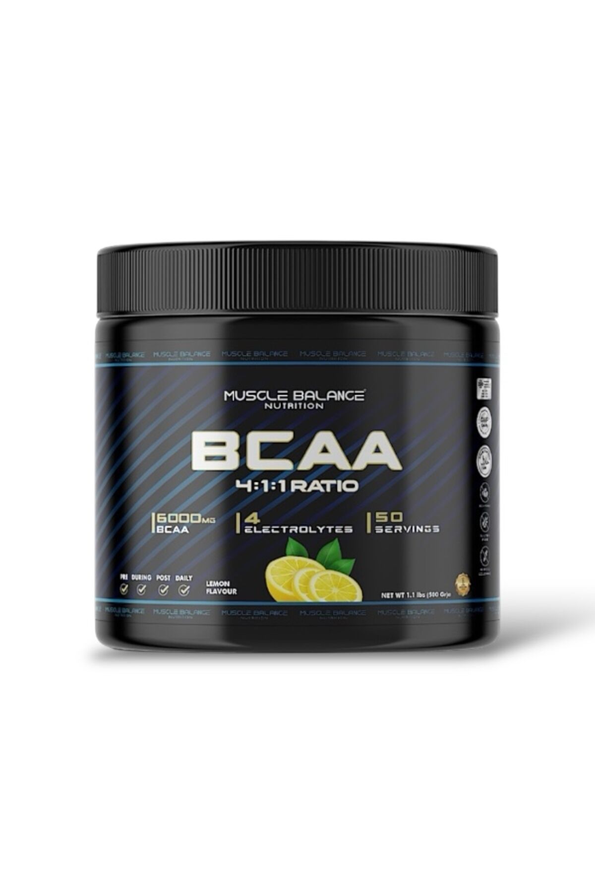 Bcaa 500 Gr 50 Servis Limon