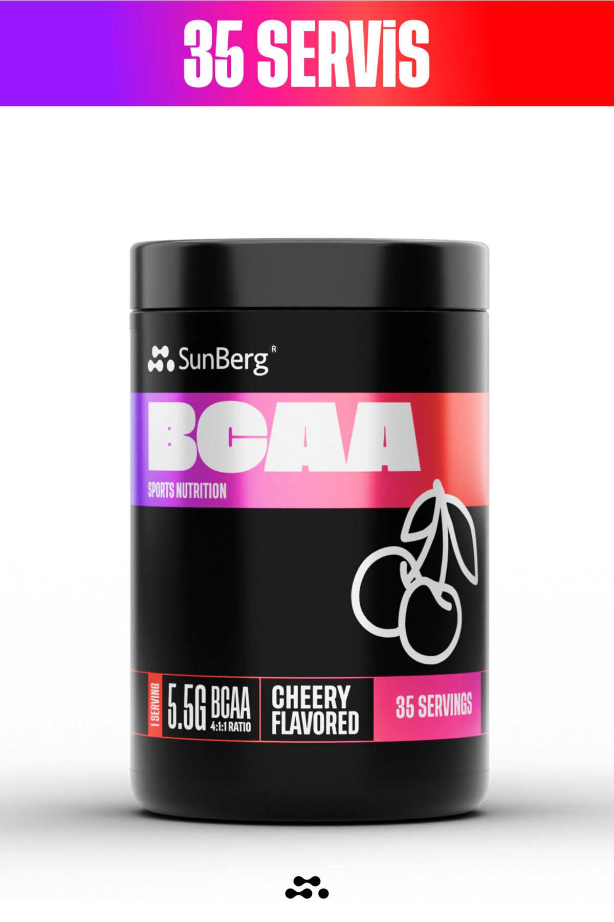 BCAA I Vişne 300 G - 35 Servis