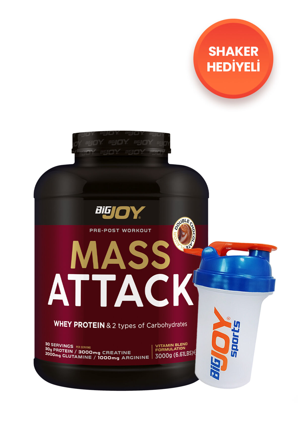 Mass Attack Çikolata Aromalı 3000g