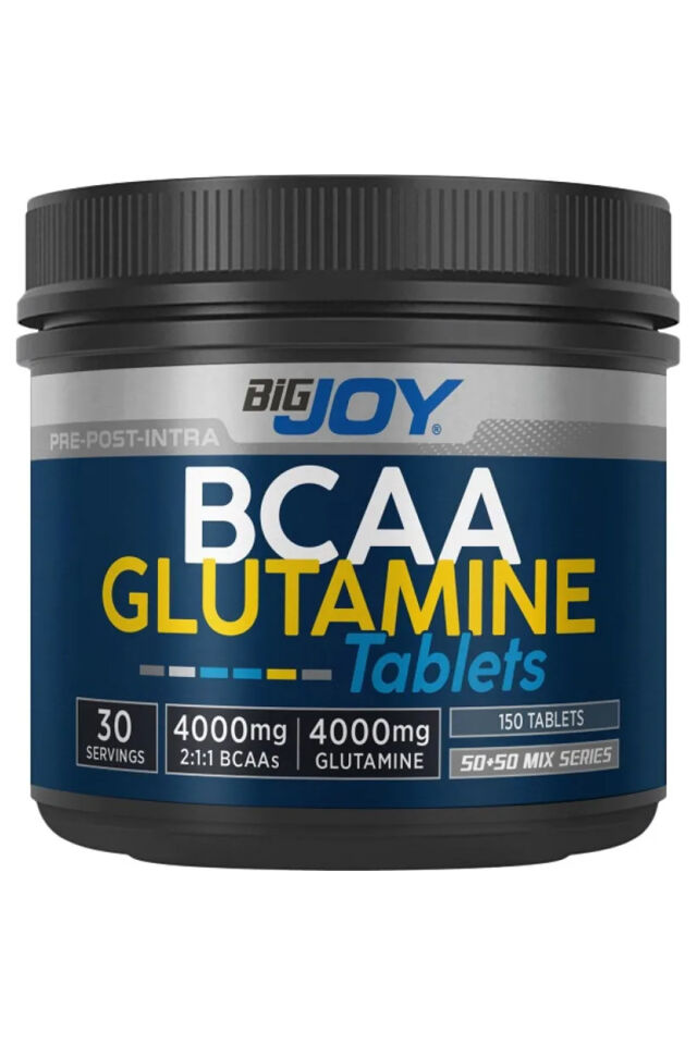 Bcaa+ Glutamine 150 TABLETS 30 Servis Aminoasit