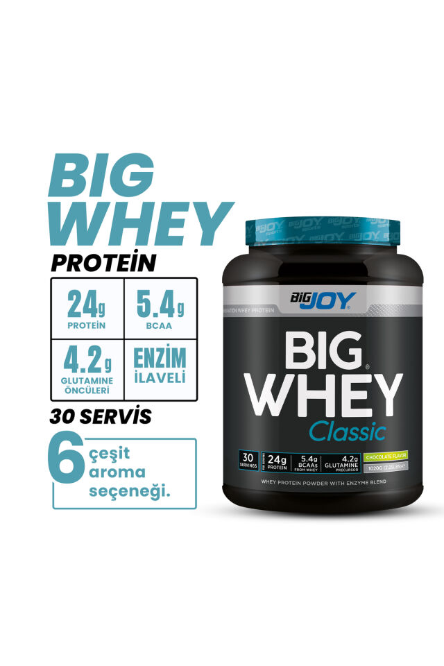 BIGWHEY Whey Protein Classic Bisküvi Aromalı 990g 30 Servis