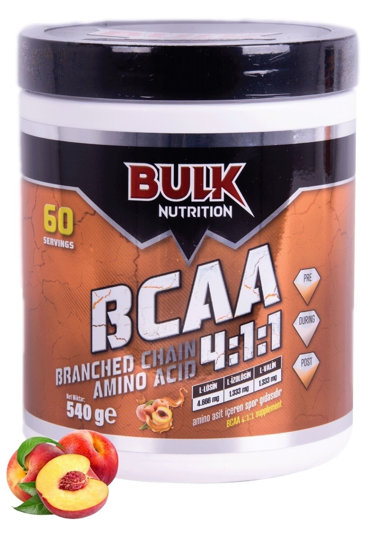 Bcaa 60 Servis Şeftali Aromalı