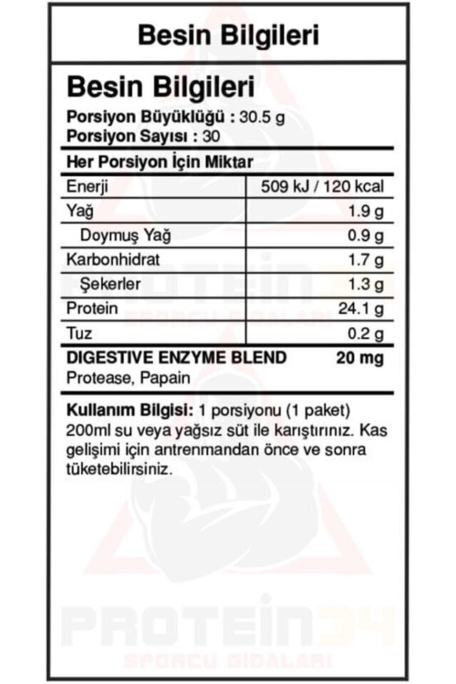 Bigjoy Big Whey Classic Protein Tozu MUZ 30 Servis