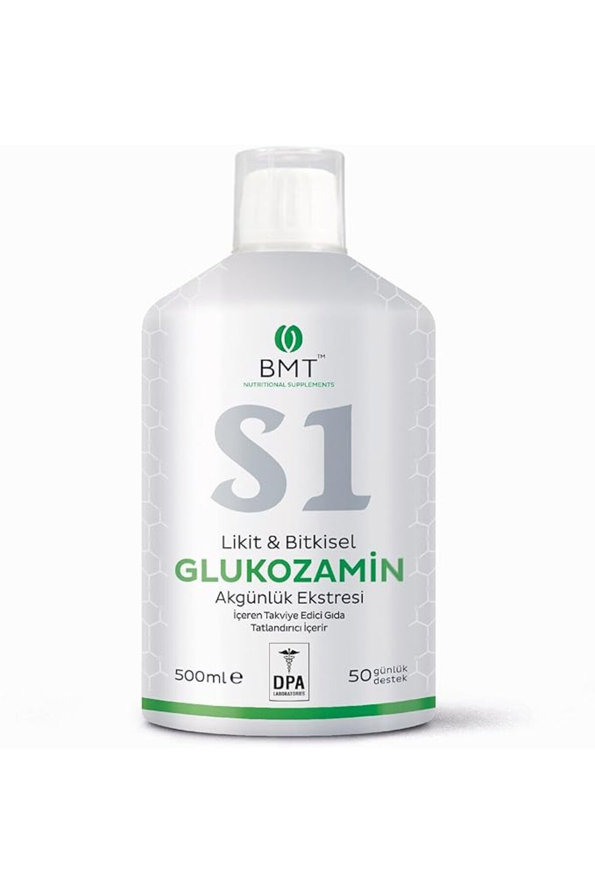S1 Glukozamin, Likit & Bitkisel Glukozamin ve Akgünlük Ekstresi 500 ml