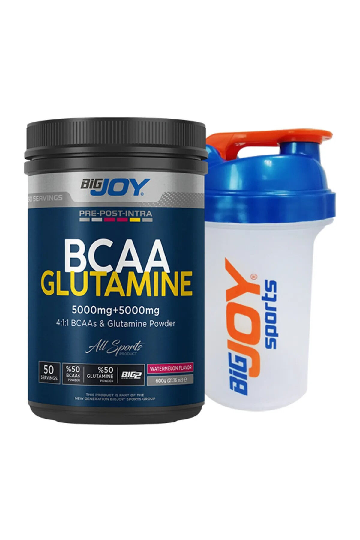 Amino Asit - Bcaa Glutamine Karpuz Aromalı 50 Servis 600g 50/50 Mix Series