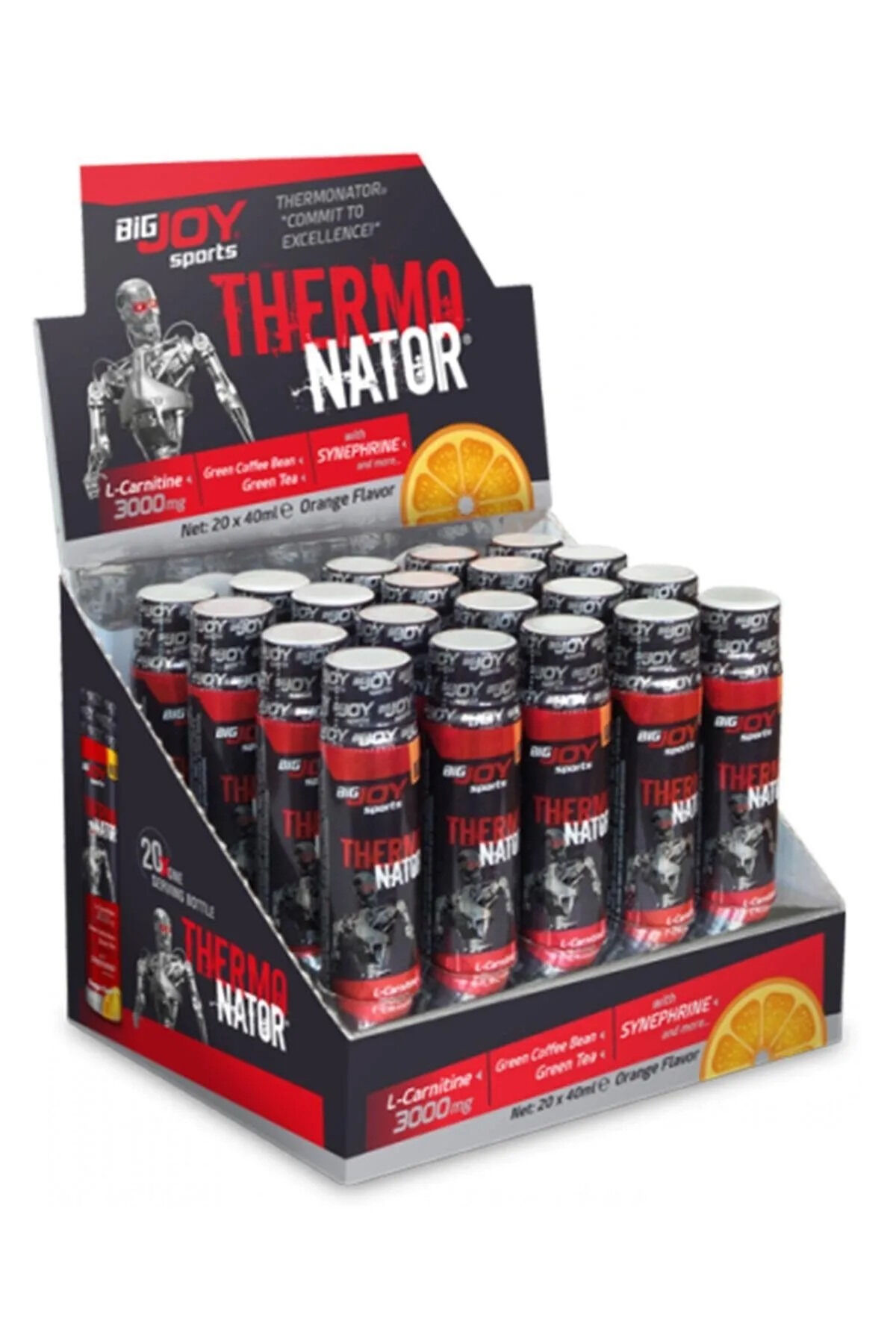 L-Karnitin ThermoNator 20’li Shot Portakal Aromalı