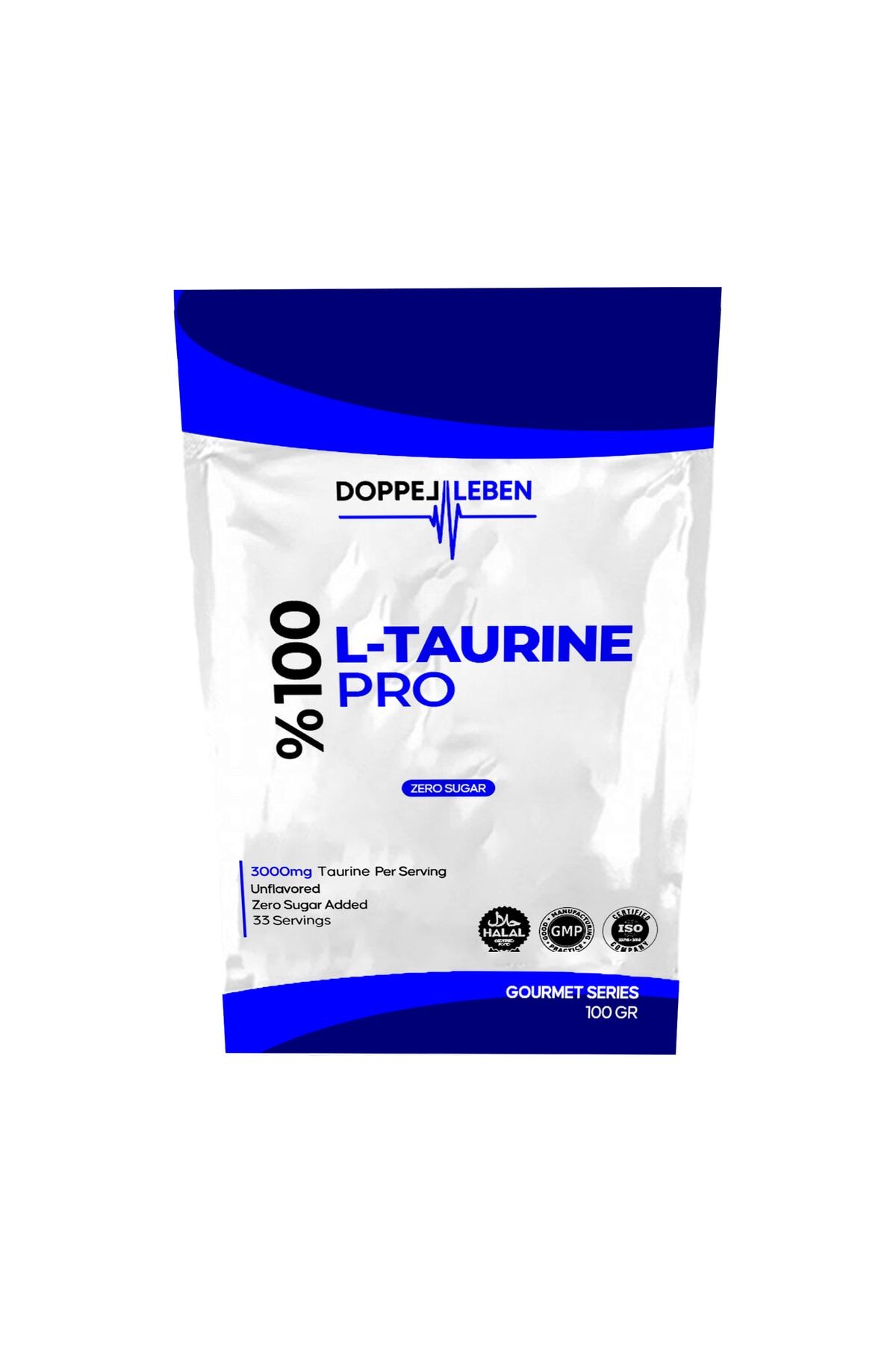 %100 Pure Taurine 33 Servis 100gr (taurin)