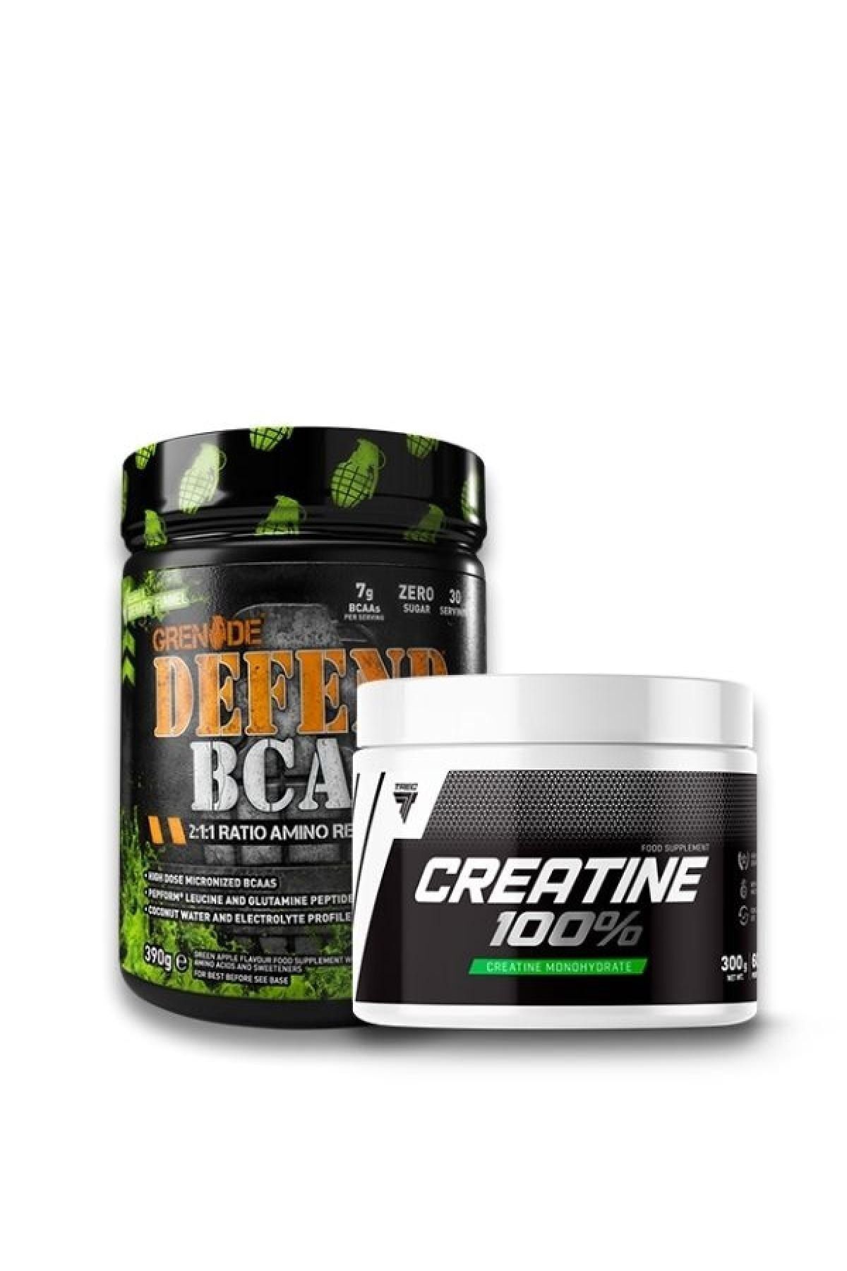 Defend Bcaa 390 Gr Çilek Mango + Trec %100 Creatine 300 Gr