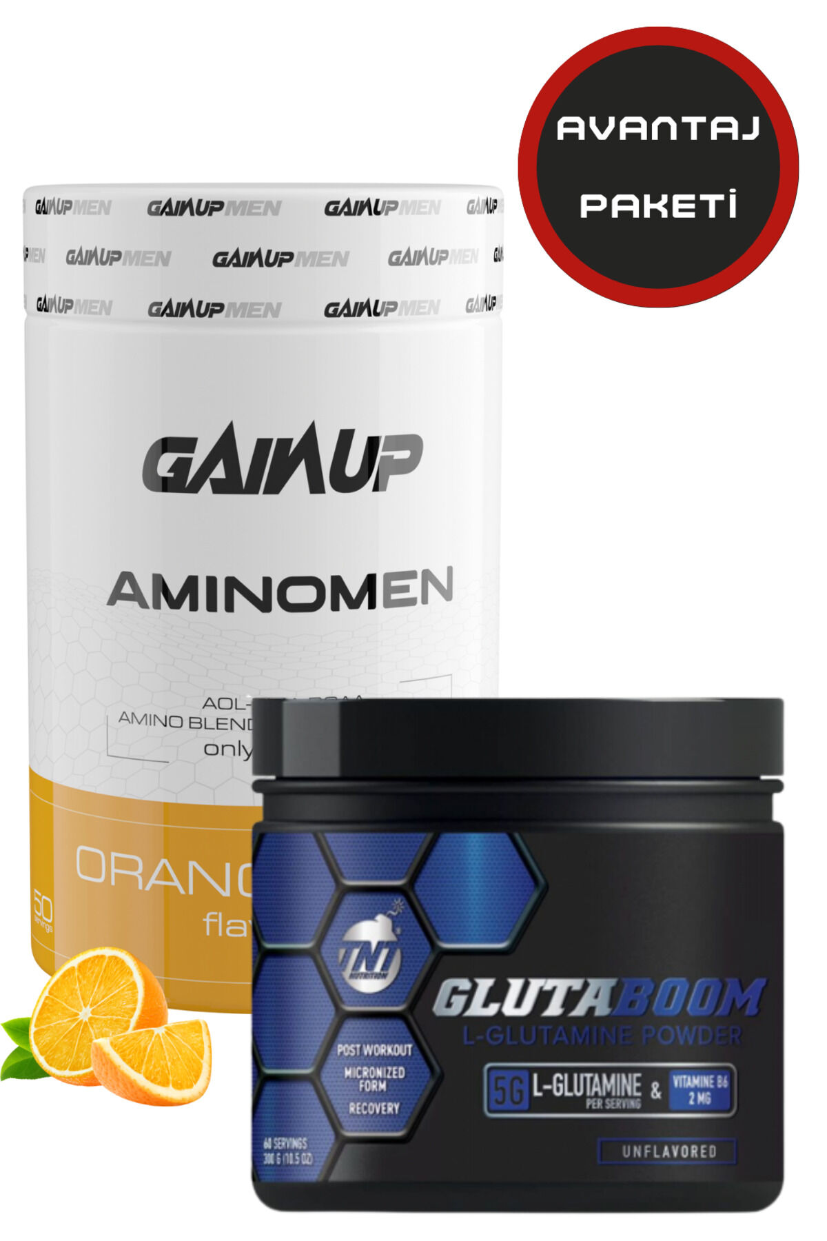 AminoMen+Tnt Glutaboom Glutamine 300 Gr
