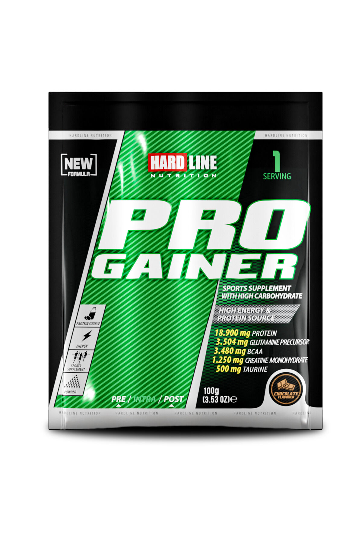 Hardline Pro Gainer Karbonhidrat Tozu Çikolatalı 100 Gr