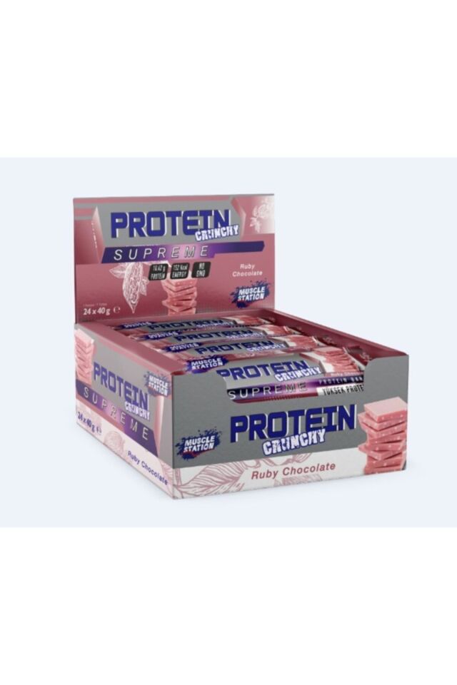 Musclestation Supreme Ruby Chocolate Crunchy 24'lü Kutu