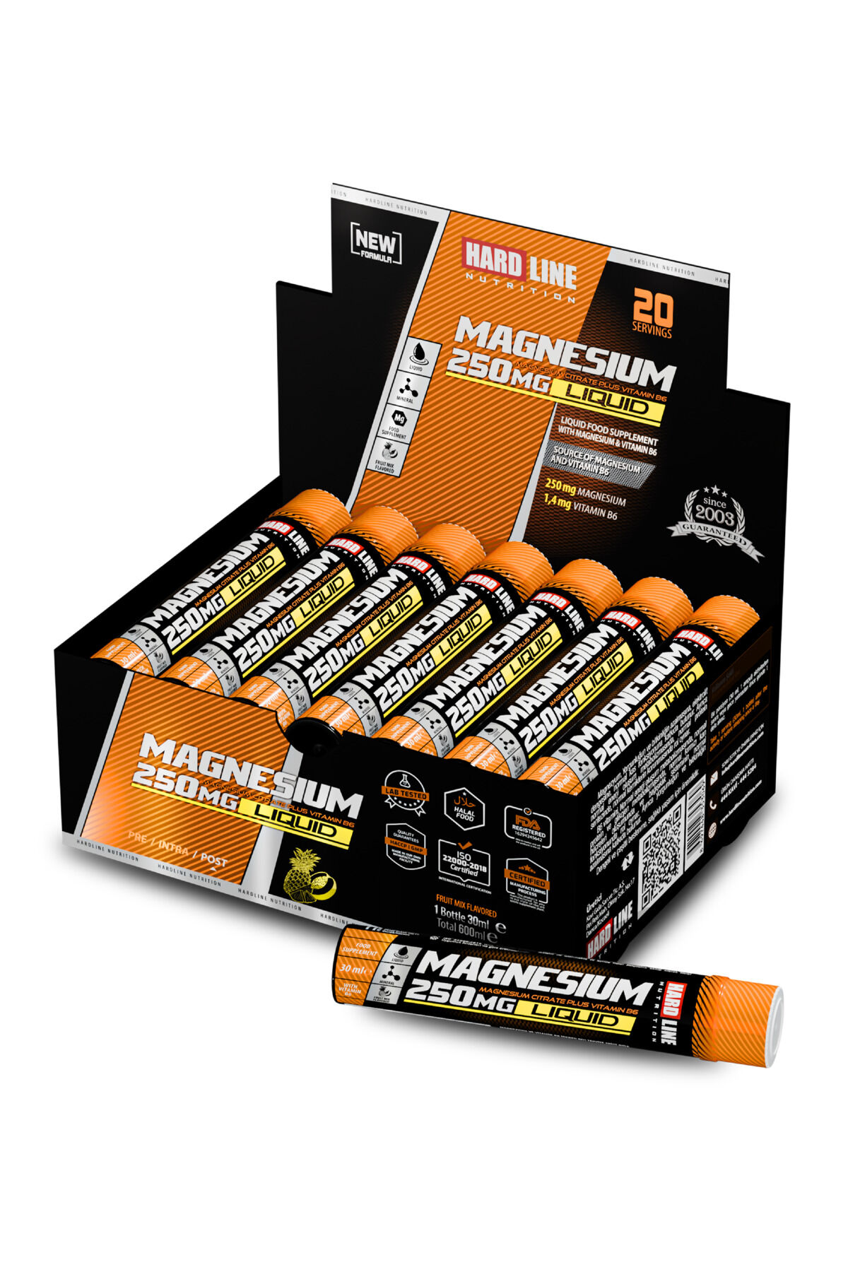 Magnesium Liquid-shot 250 Mg 20 Adet (MAGNEZYUM SİTRAT)