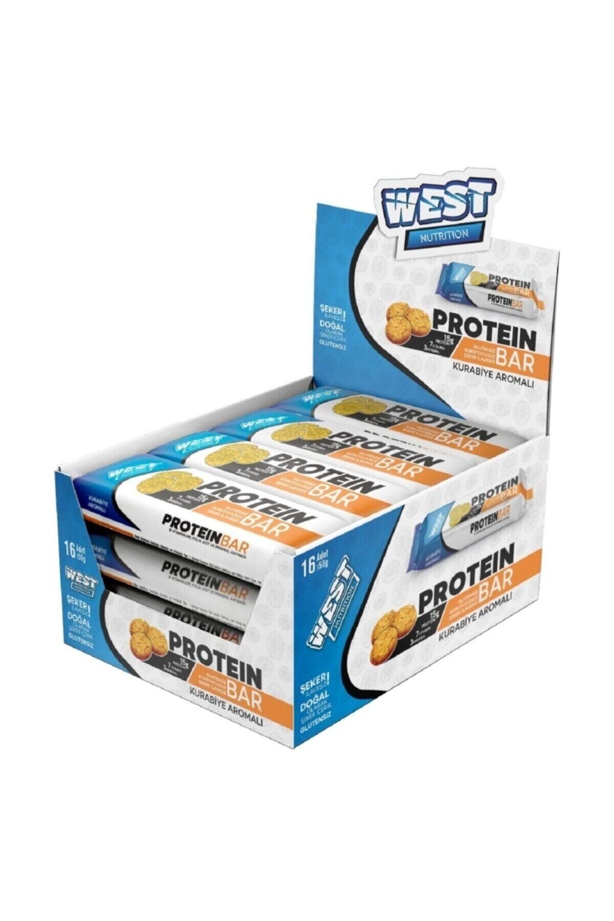 West Kurabiye Aromalı Protein Bar 16 Adet X 50 gr