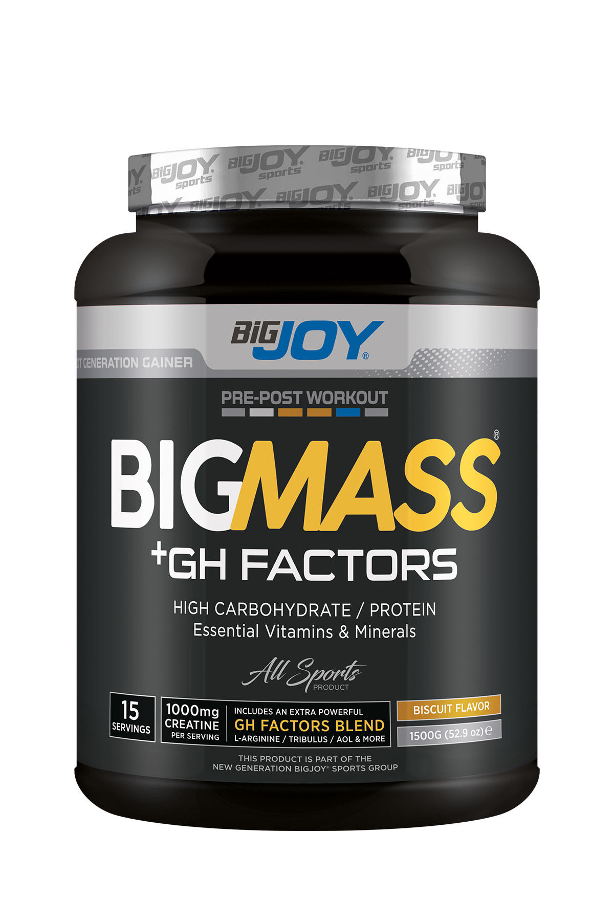 BIGMASS Gainer GH FACTORS Bisküvi Aromalı 1500g
